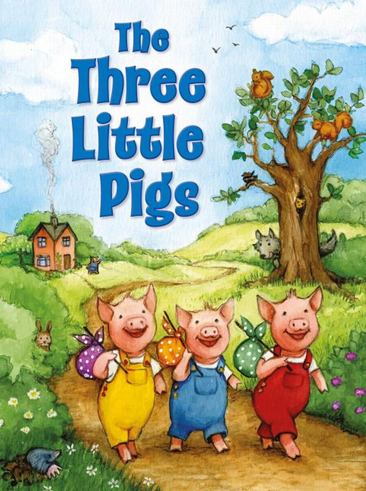 Kidsbooks Publishing The Three Little Pigs Classic Fairy Tale Storybook (Board Book, 20 Pages) 6vmn7
