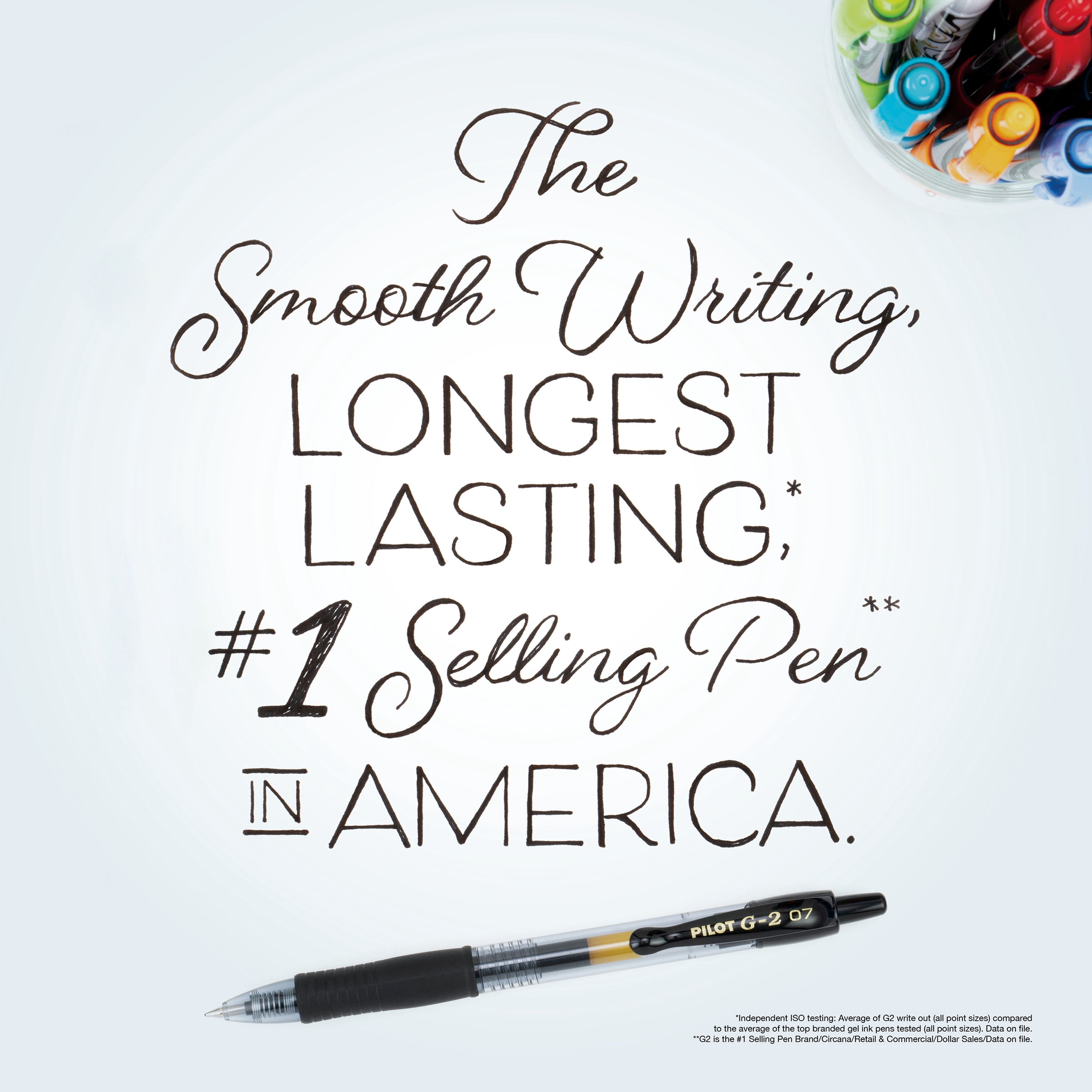 Pilot G2 Retractable Gel Ink Pens, Fine Point, Smooth Writing, Black Ink (Black, 10 Pack) kxha2