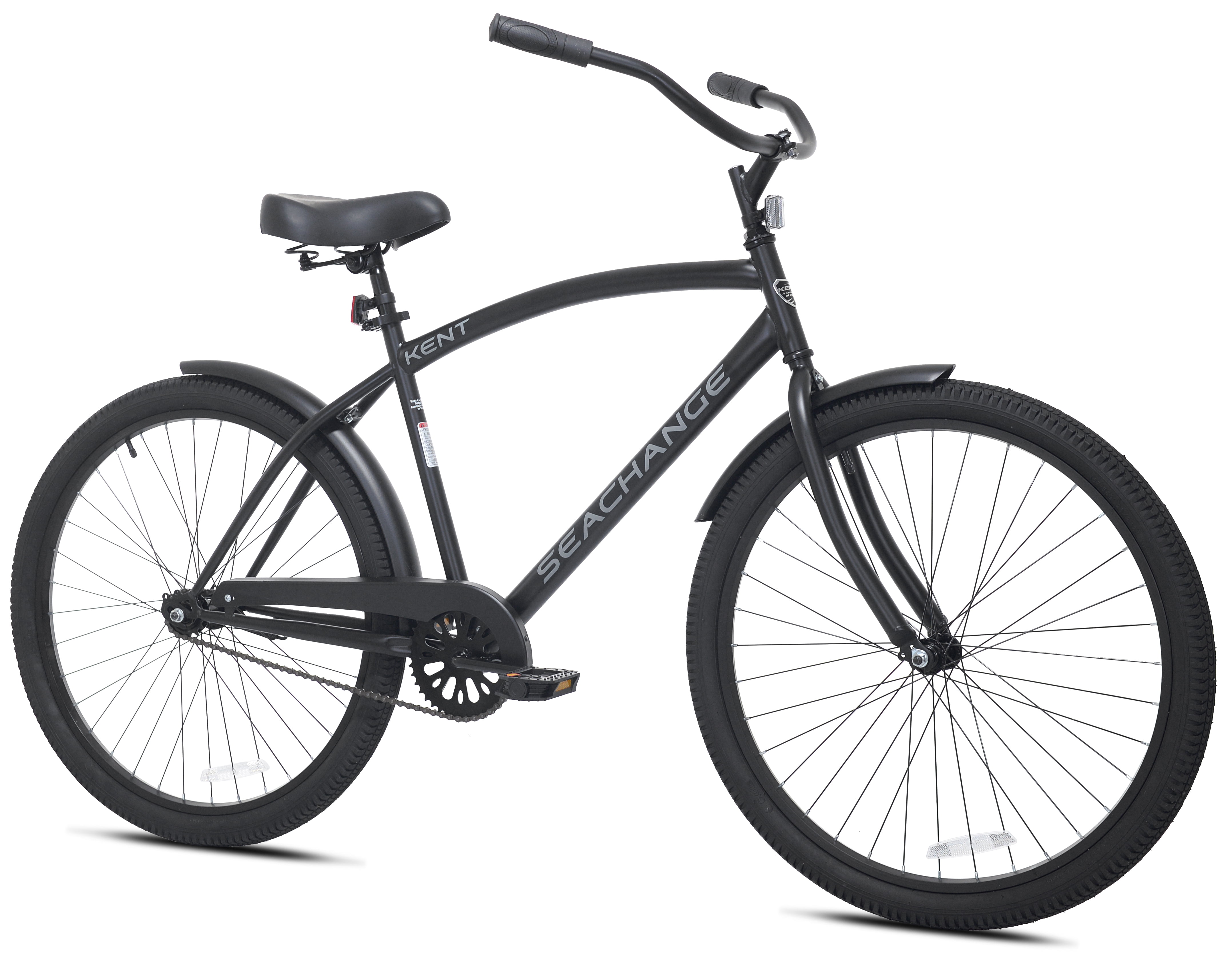 Kent Sea Change Men's Cruiser Bicycle (Black, 26 in) zfpsx