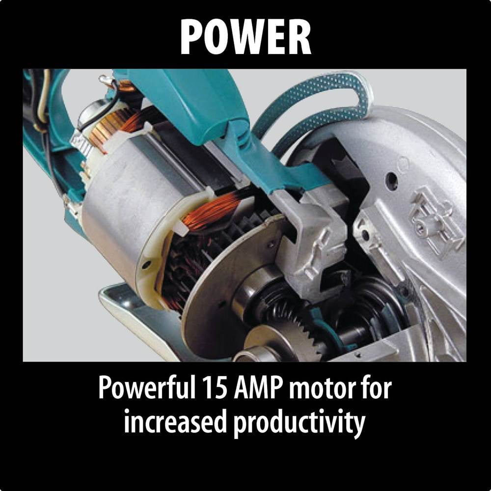 Makita 5477NB 15 Amp Hypoid Circular Saw with 7-1/4 in Framing Blade (14.3 lb) vdkya
