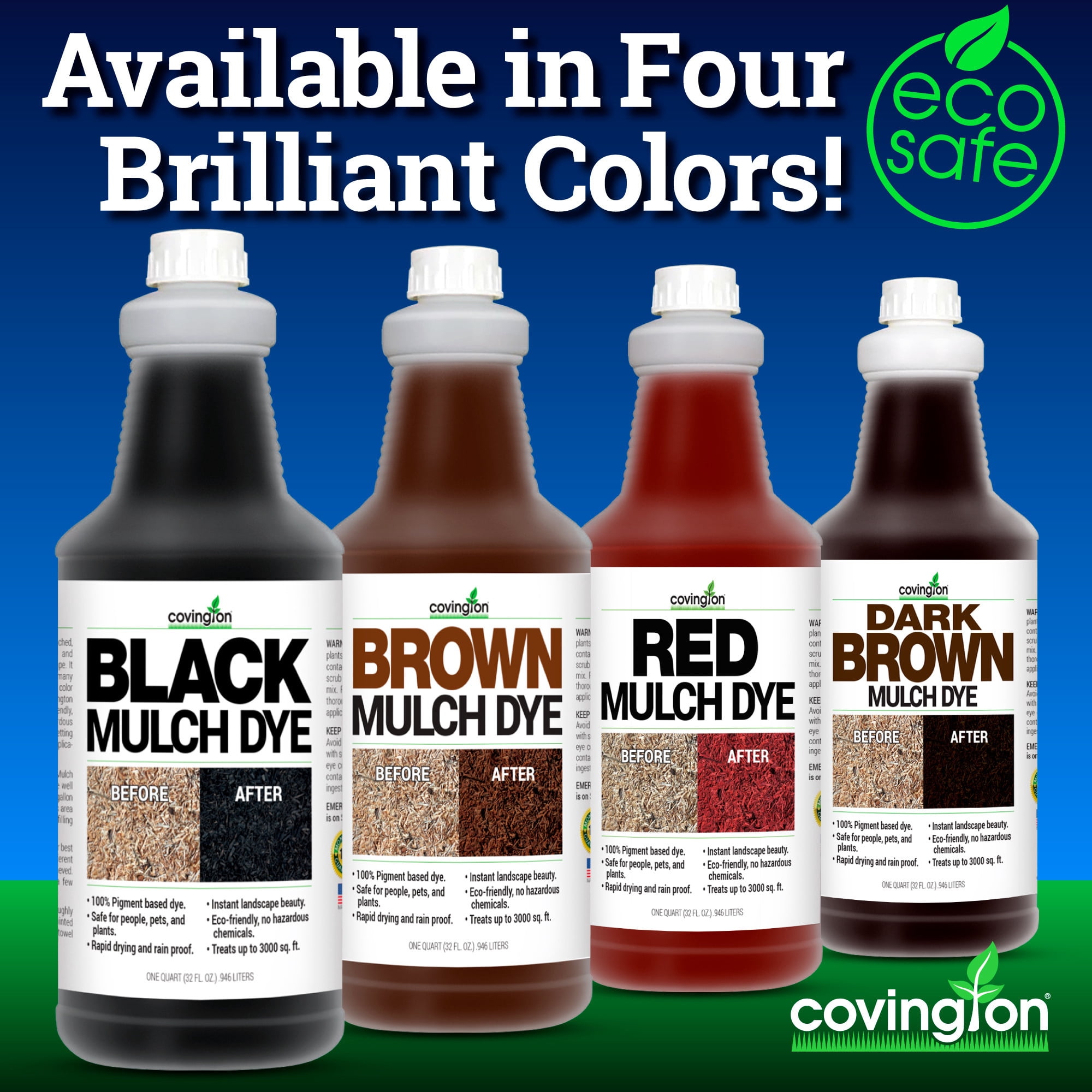Covington Naturals Mulch Dye Concentrate (Black, 32 fl oz) tdmf2