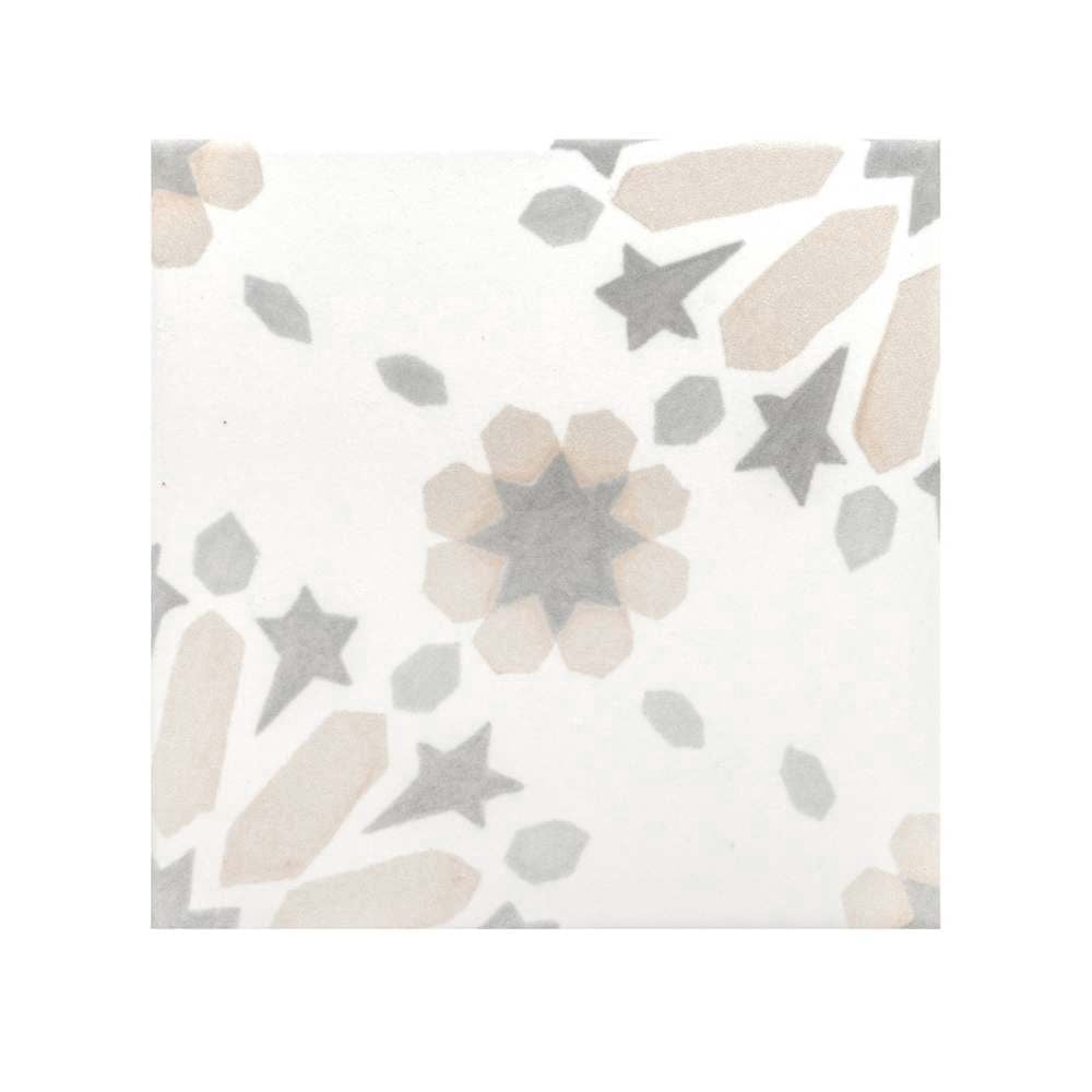 The Tile Life Dahlia Porcelain Floor and Wall Tile (Beige, 6 in x 6 in, 25 Pack) 0egbf