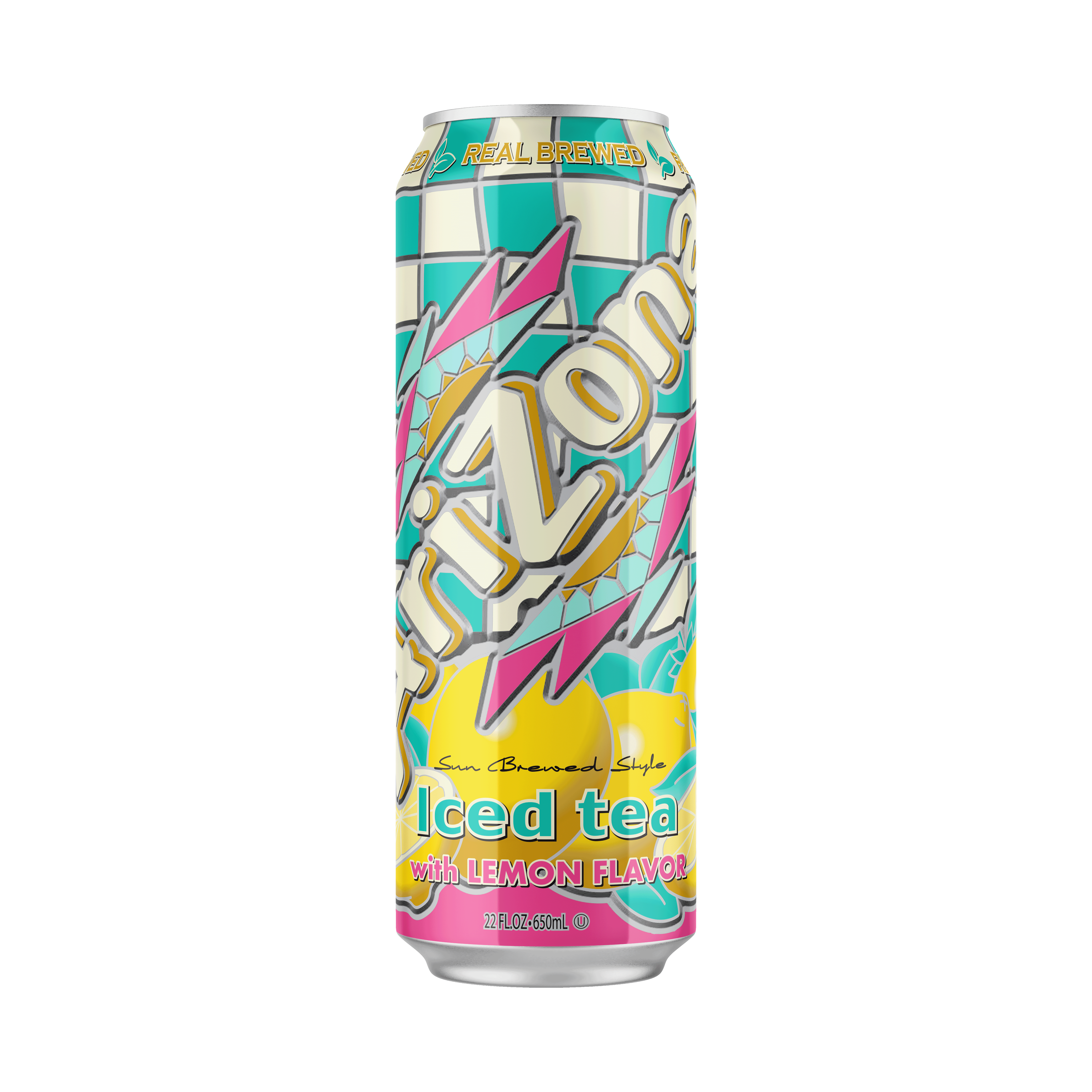 AriZona Lemon Tea Refreshing Citrus Flavored Beverage (22 fl oz) 4sfut