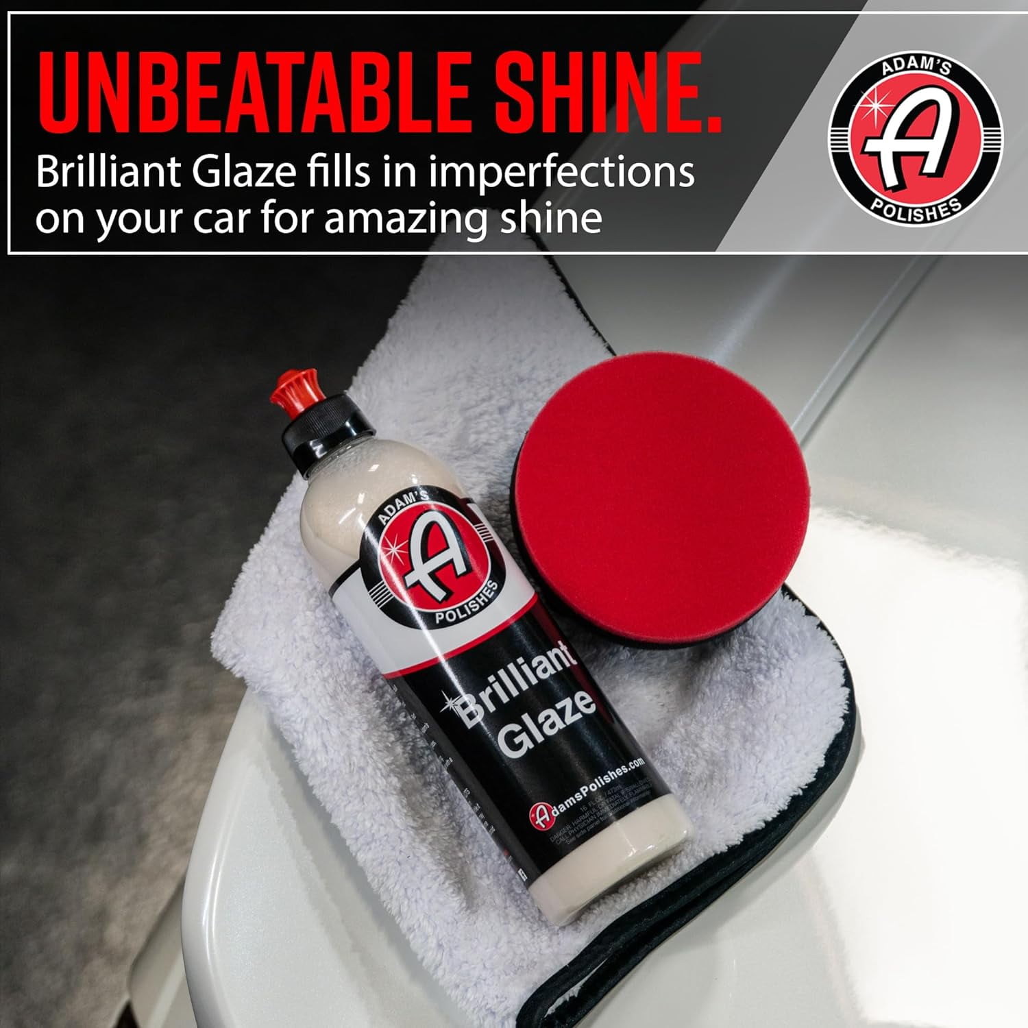 Adam's Polishes Brilliant Glaze Paint Shine Enhancer (16 oz) dsxe5