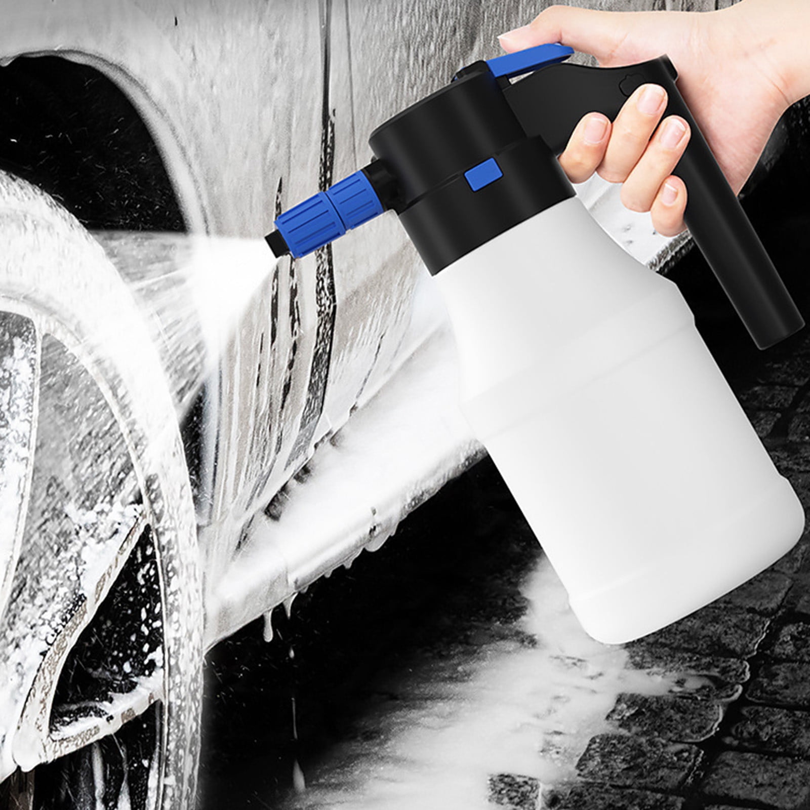 TOPRenddon Electric Foam Cannon Sprayer for Car Wash and Garden (1.5 L) s0oxe