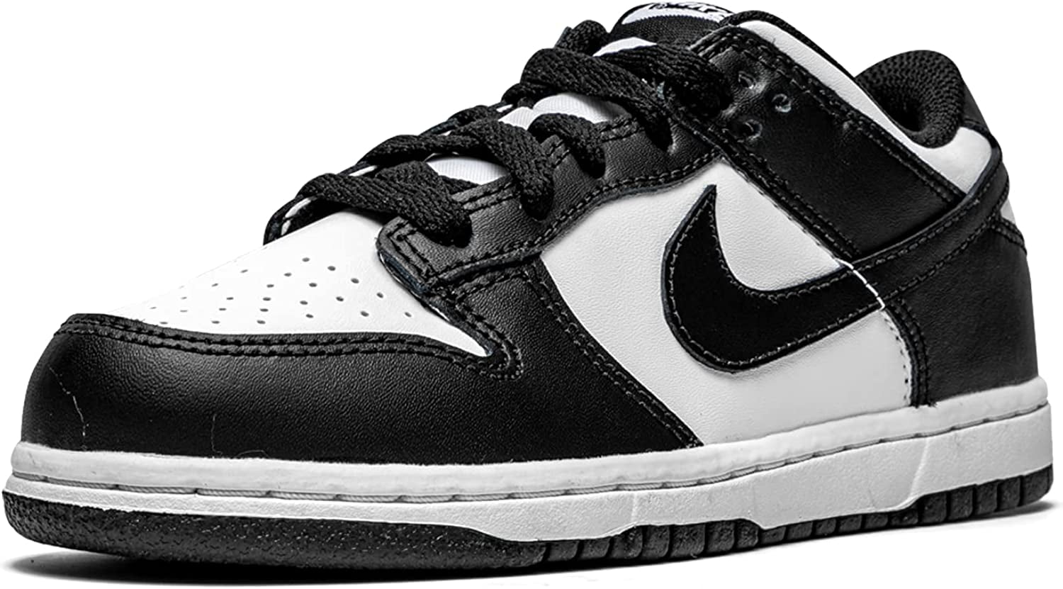 Nike Dunk Low Retro Casual Sneakers (White/Black, 10 Toddler) 91mw1