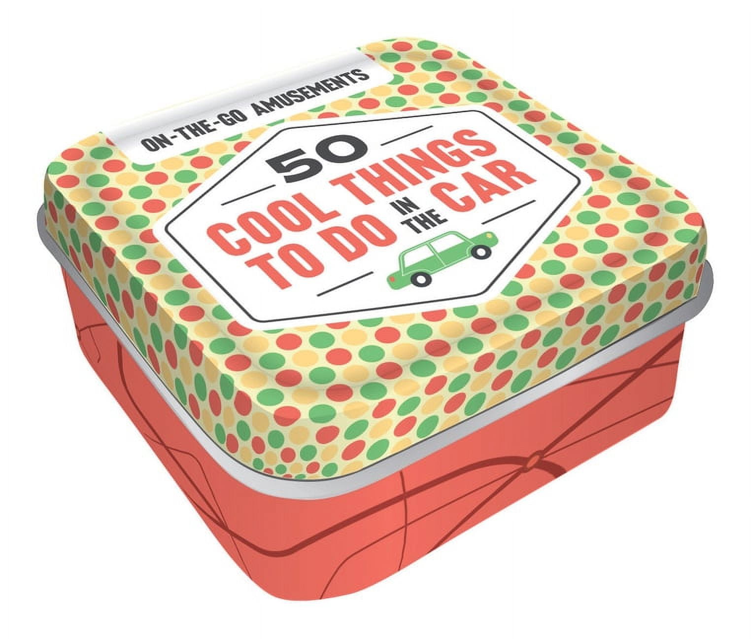 Chronicle Books On-the-Go Amusements Activity Cards for Road Trips (51 Cards, 1 Tin) 1ktos