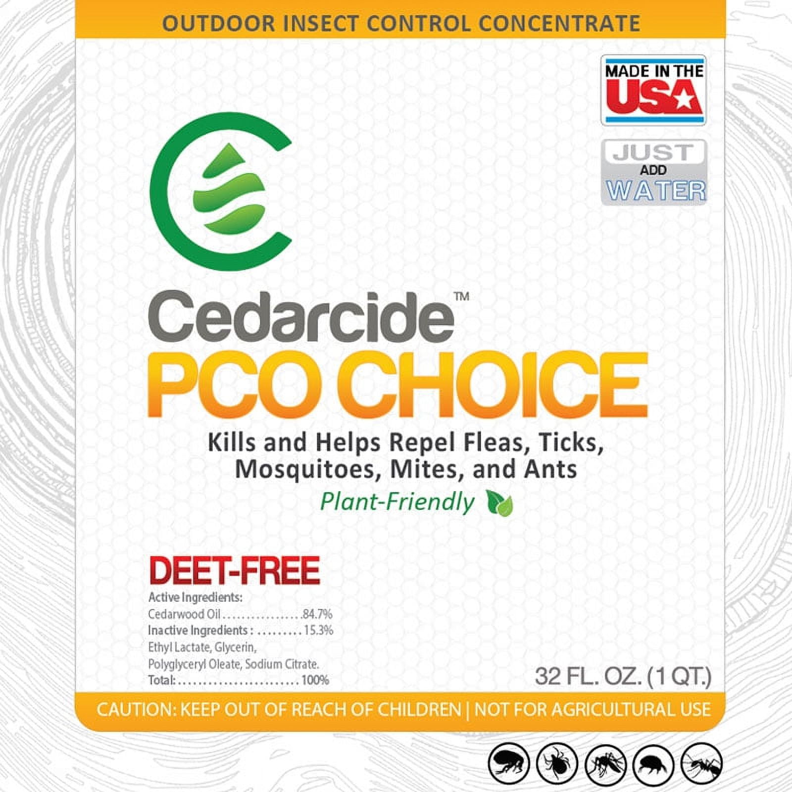 Cedarcide Complete Pest Control Kit, Natural Insect Repellent and Treatment (Small, 3-Piece Set) 37hbb