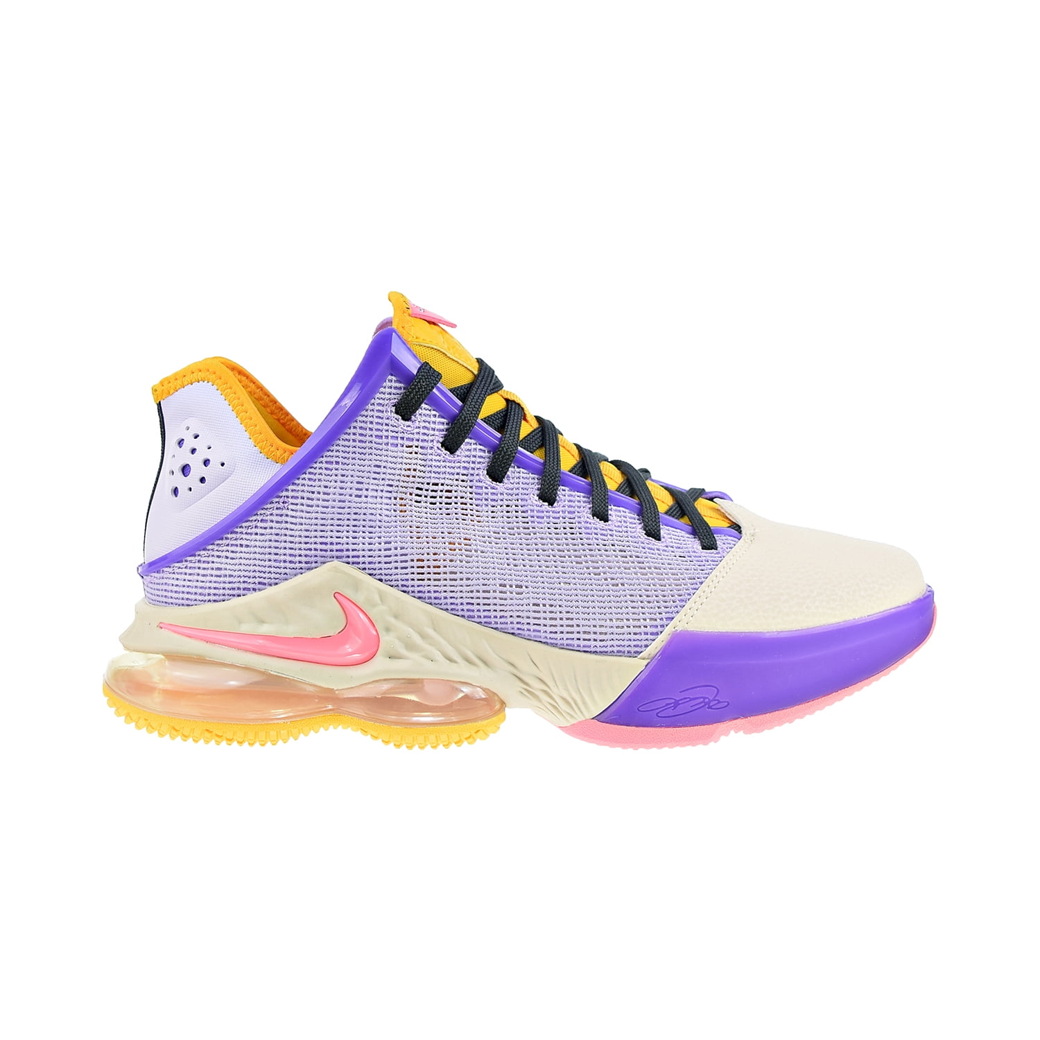 Nike LeBron 19 XIX Low Mismatch Basketball Shoes (Lilac, 7.5) 4luzp