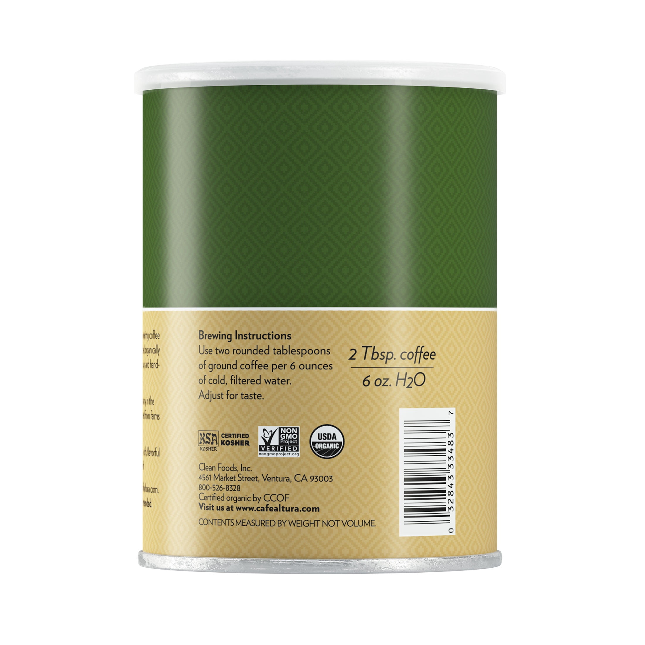 Cafe Altura Organic Ground Coffee, French Roast (Dark Roast, 12 oz) k4wt7