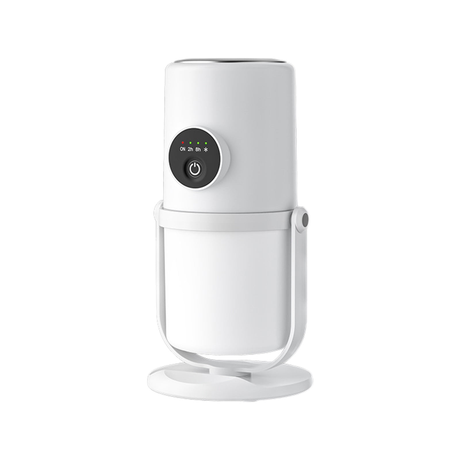 DWSHUM Cool Mist Humidifier for Bedroom and Nursery, Quiet Ultrasonic Desktop Air Diffuser (White, 9.47 fl oz) 53h2i