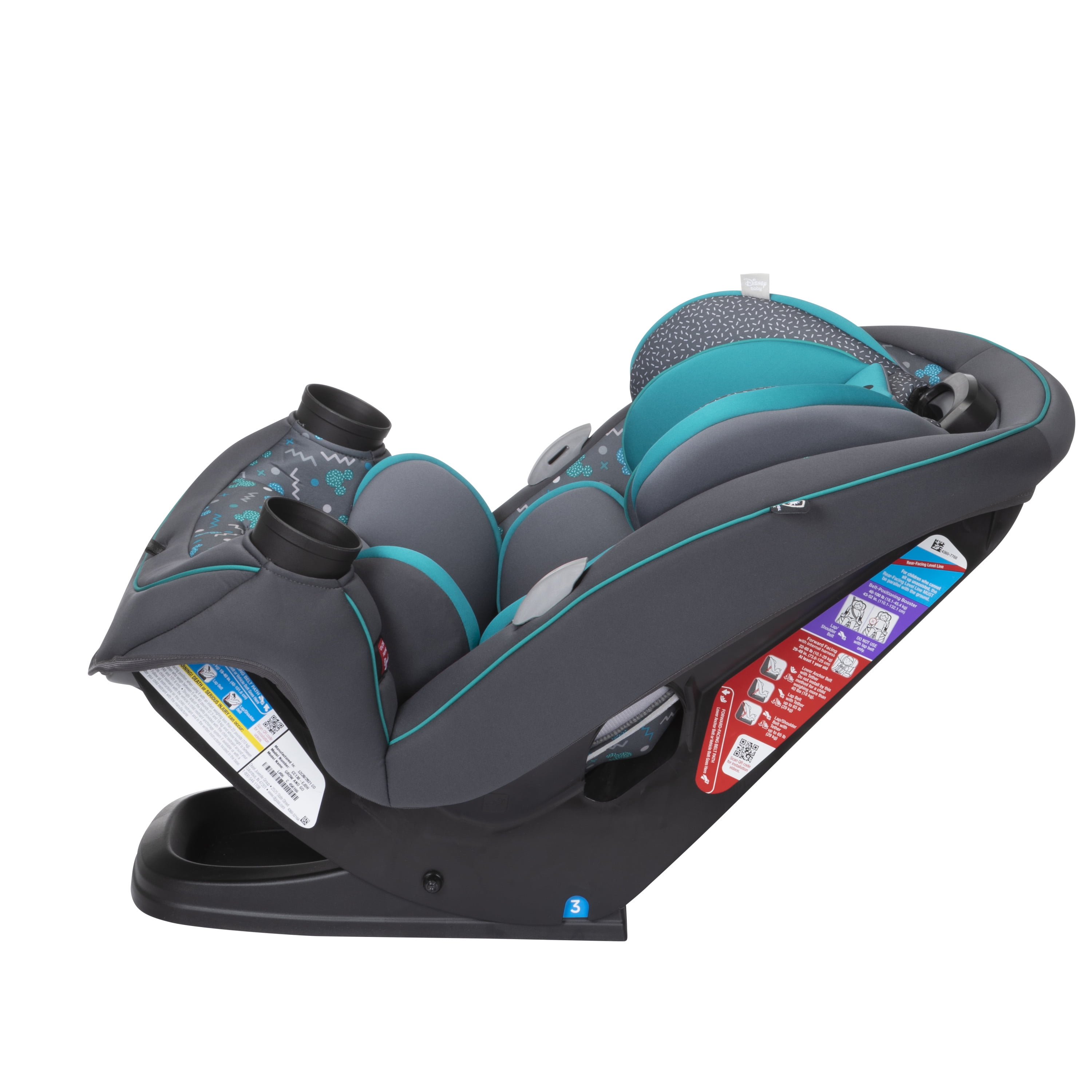 Disney Baby Grow and Go All-in-One Convertible Car Seat (Mickey Sprinkle, 5-100 lb) tlsu0