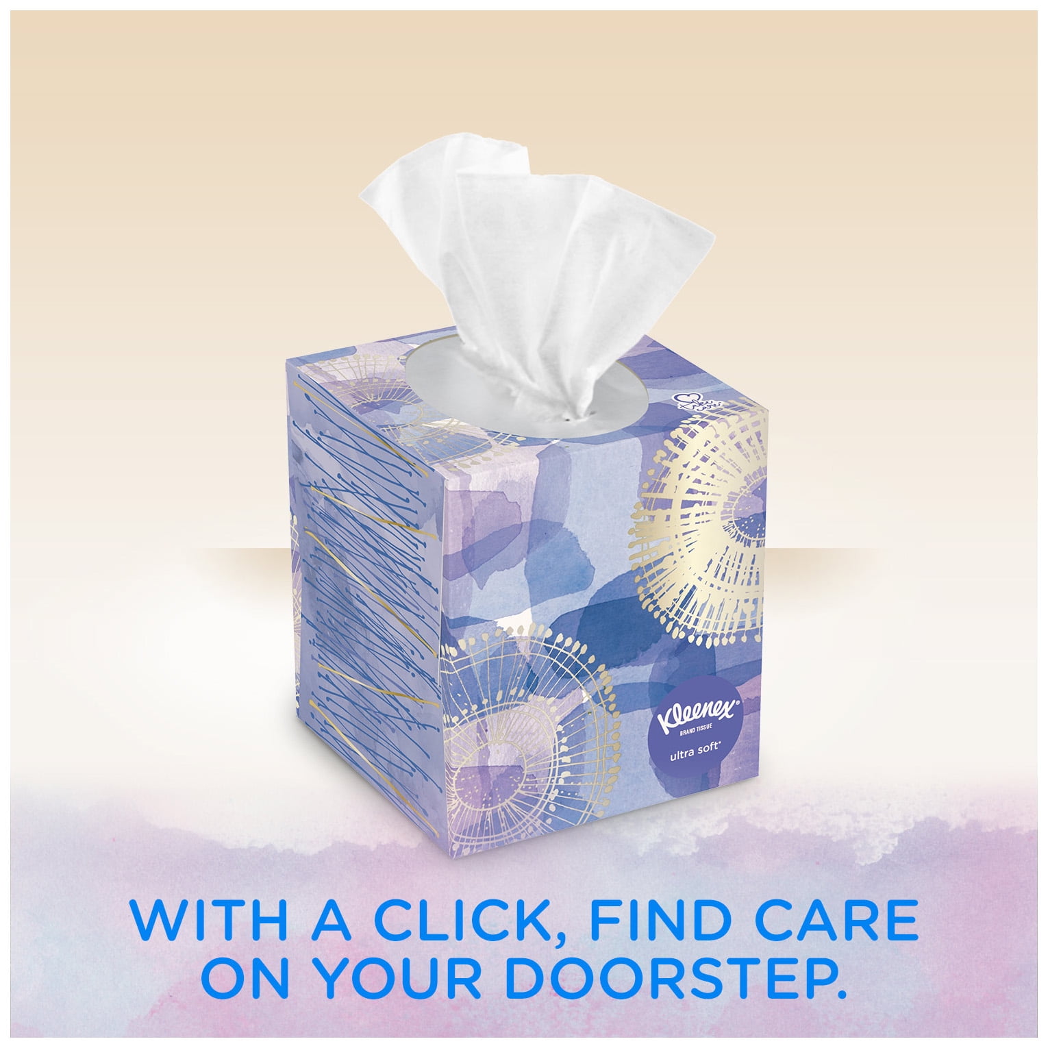 Kleenex Ultra Soft Facial Tissues, 3-Ply Premium Absorbent Paper, (White, 280 Total Tissues, 4 Flat Boxes) 9lwji