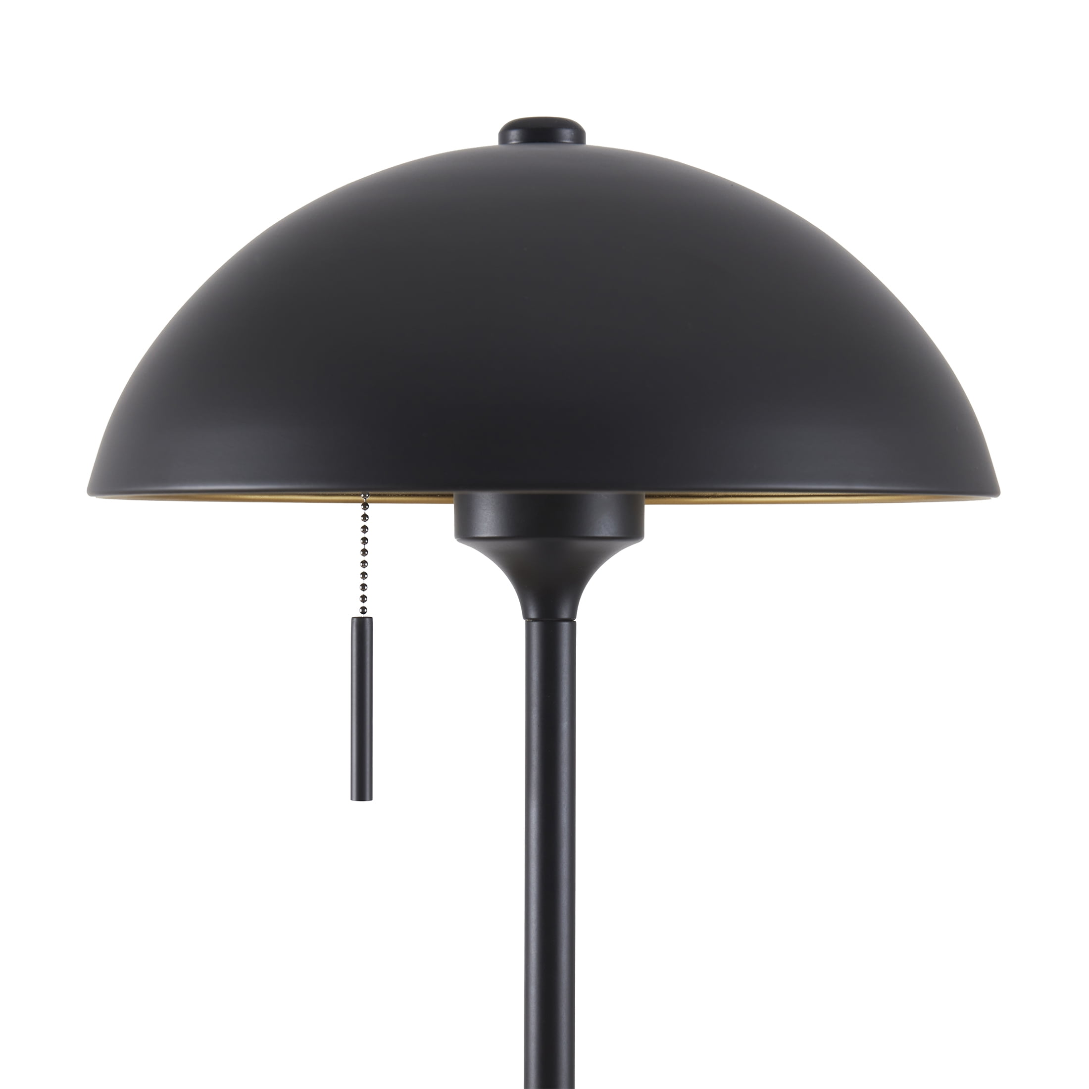 Better Homes & Gardens Modern Dome Floor Lamp, Minimalist Standing Light for Living Room (Black, 62 in) nrap9