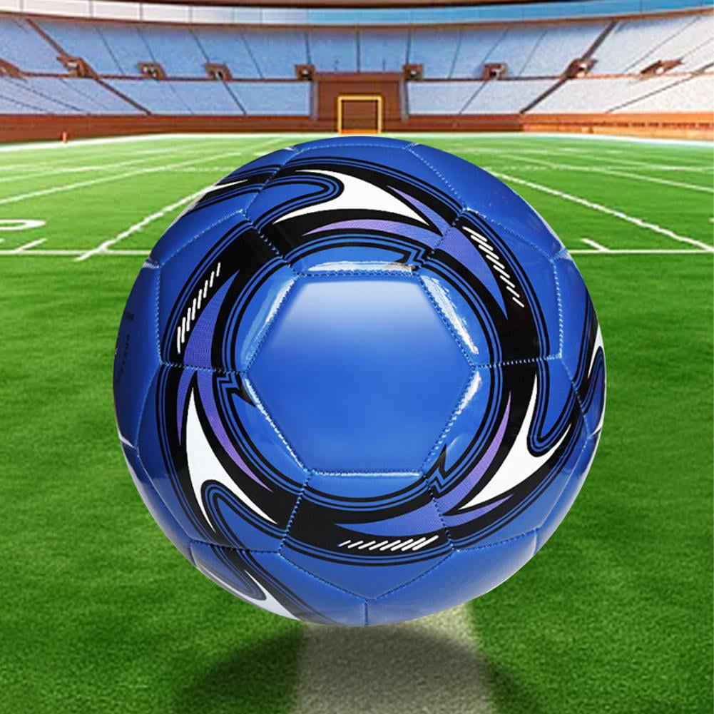 EKIDAZB Standard Size 5 Soccer Ball, Wear-Resistant Campus Football for Training and Match Play (Blue, 8.5 in) s2c9m