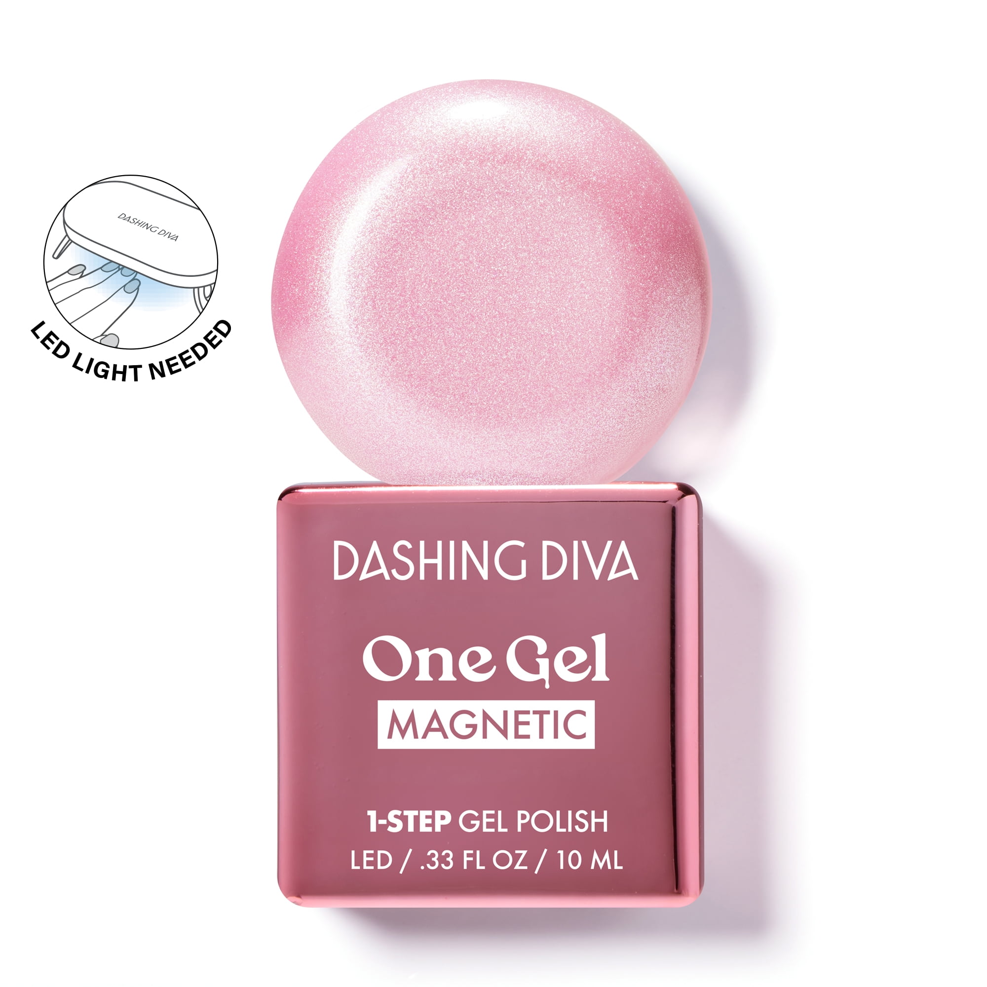 Dashing Diva ONE GEL Magnetic Starter Kit, Professional Long-Lasting Nail Polish (Moment, 0.33 oz) m2kg9