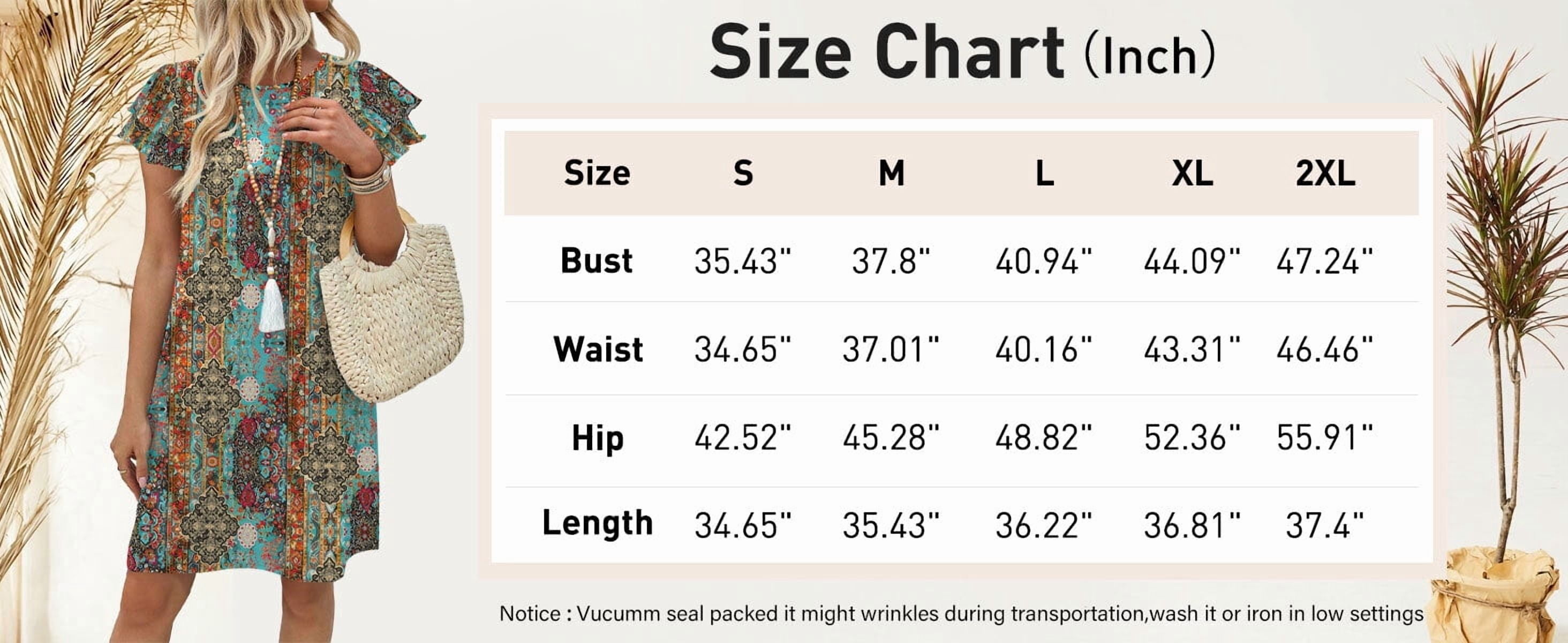 WIHOLL Women's Casual Crewneck Ruffle Short Sleeve Mini Dress (Solid, M) vyz37