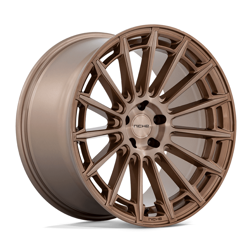 Niche Wheels M275 Cast Aluminum Rim (Plated Bronze, 20x9 in, 5x120 Bolt Pattern) sd506