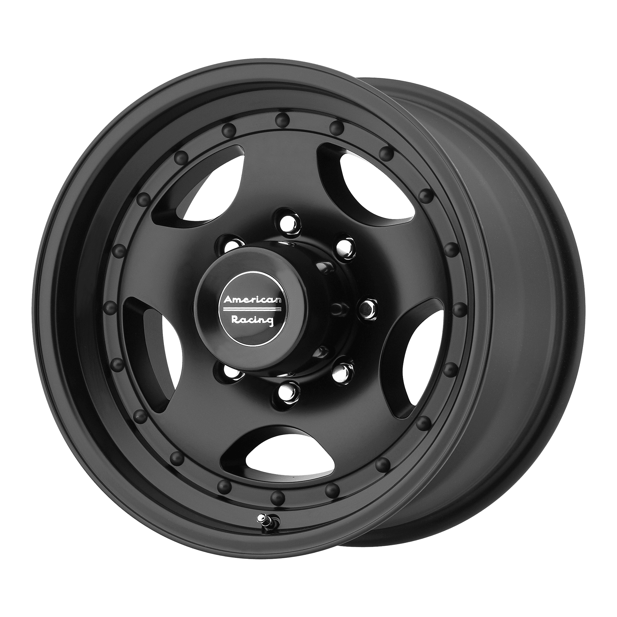 American Racing AR23 Aluminum Wheel (Satin Black, 15x10 in) tarpl