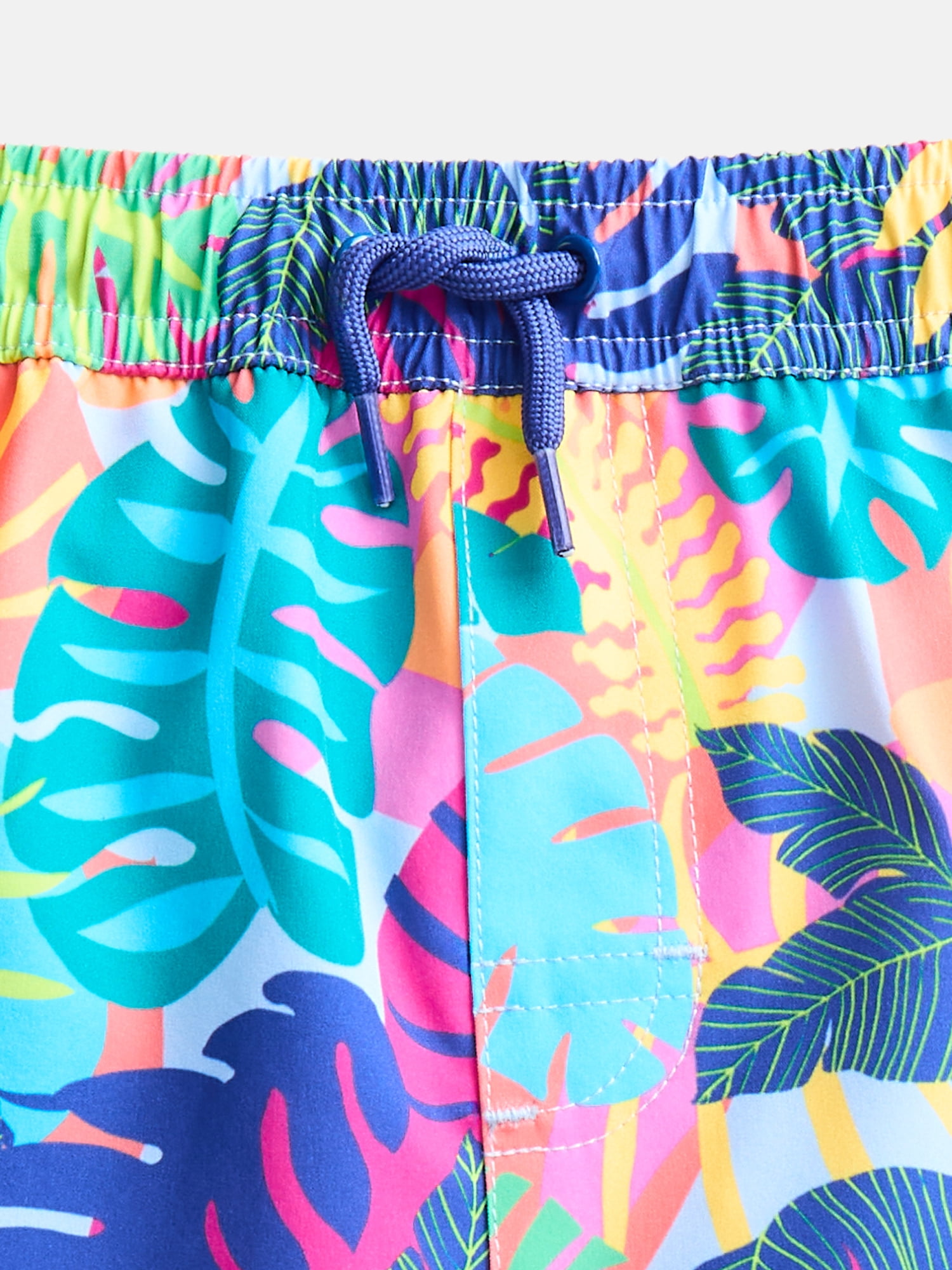 Wonder Nation Baby and Toddler Boys Printed Swim Trunks Quick-Dry UV Protection (Blue, 12M-5T) ykitc