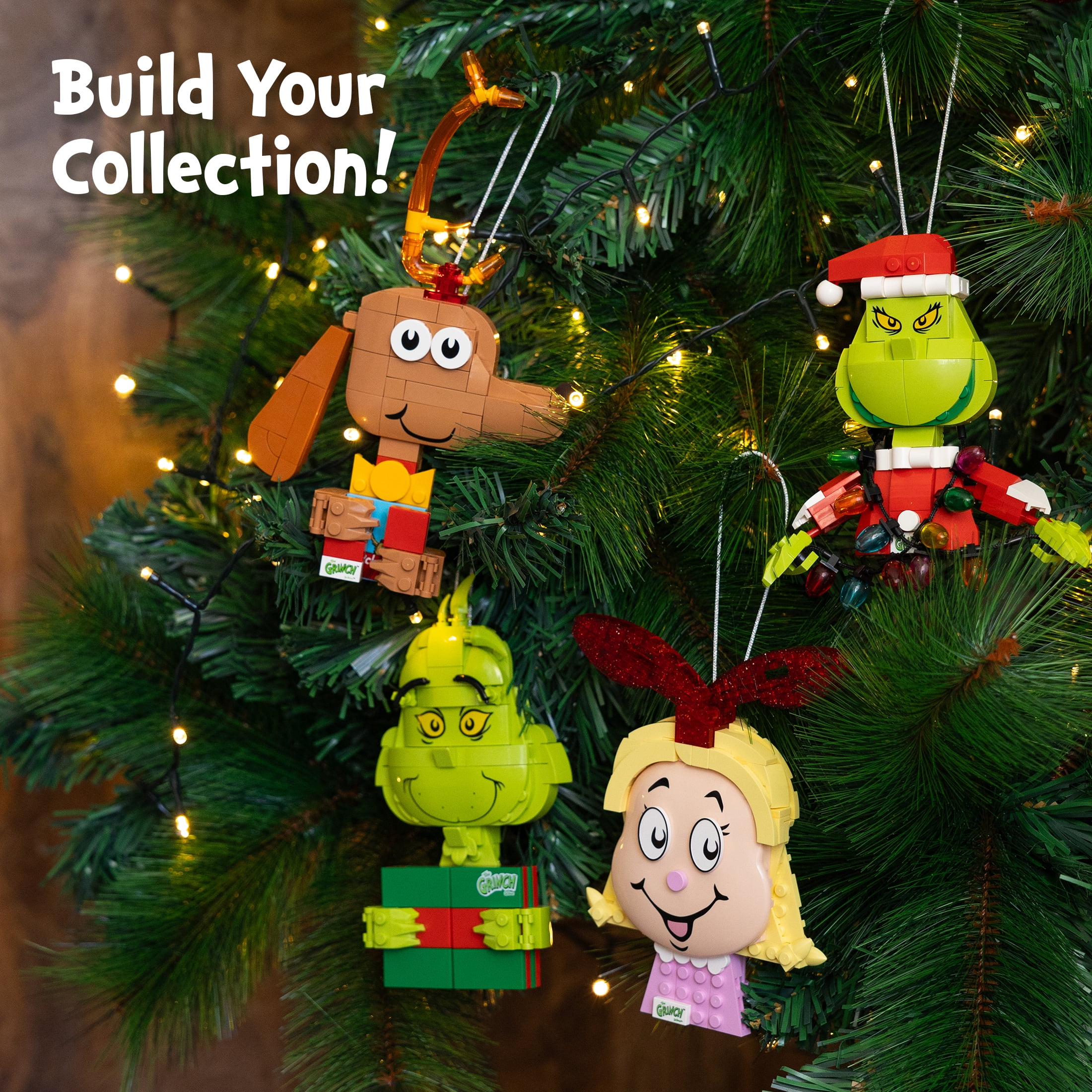 Brickcraft The Grinch Story Time Decoration Building Kit (Holiday Collectible, 138-Piece Set) 8ixmy