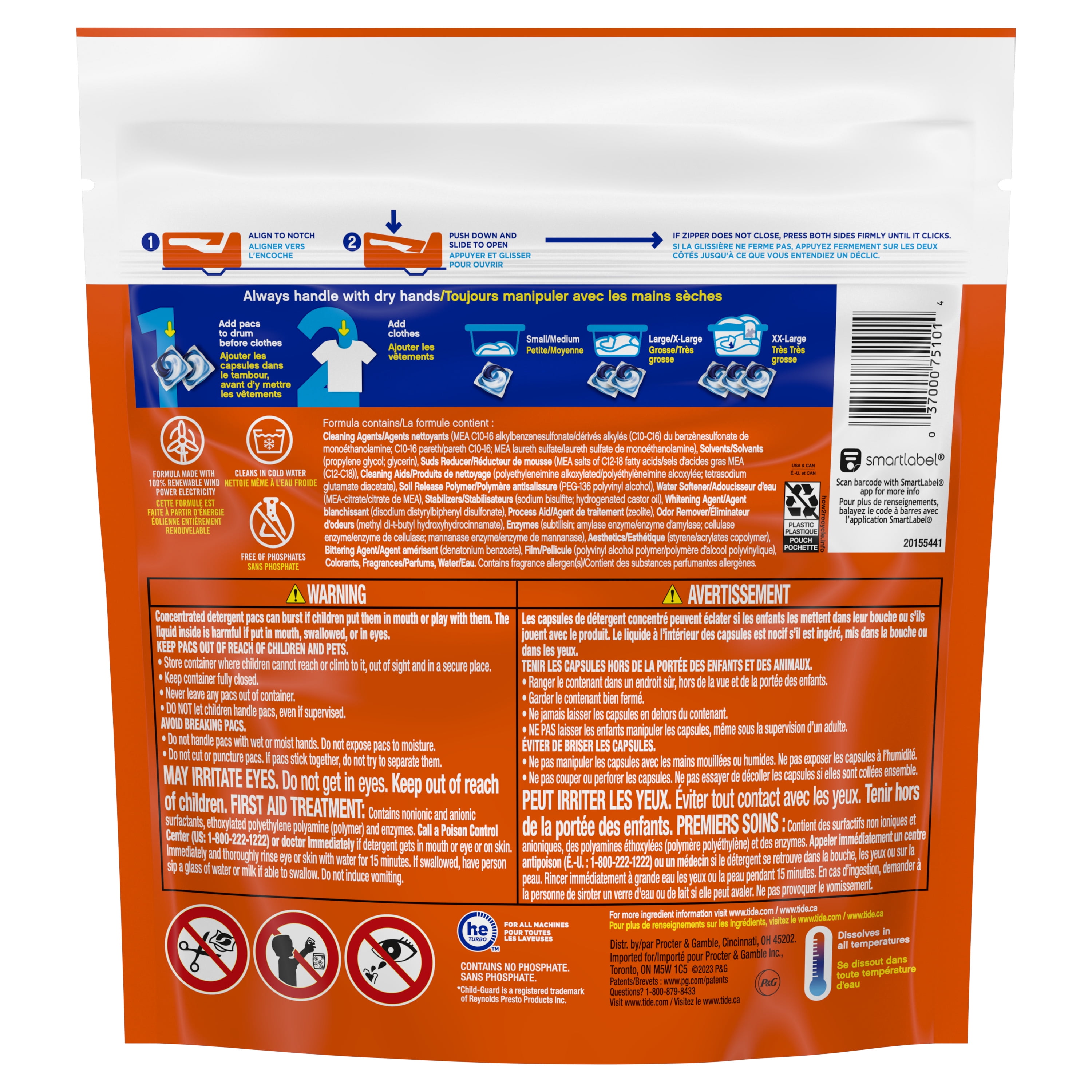 Tide PODS Laundry Detergent Pacs, Ultra Oxi, 4-in-1 Stain Remover (12 Count) n3ya2