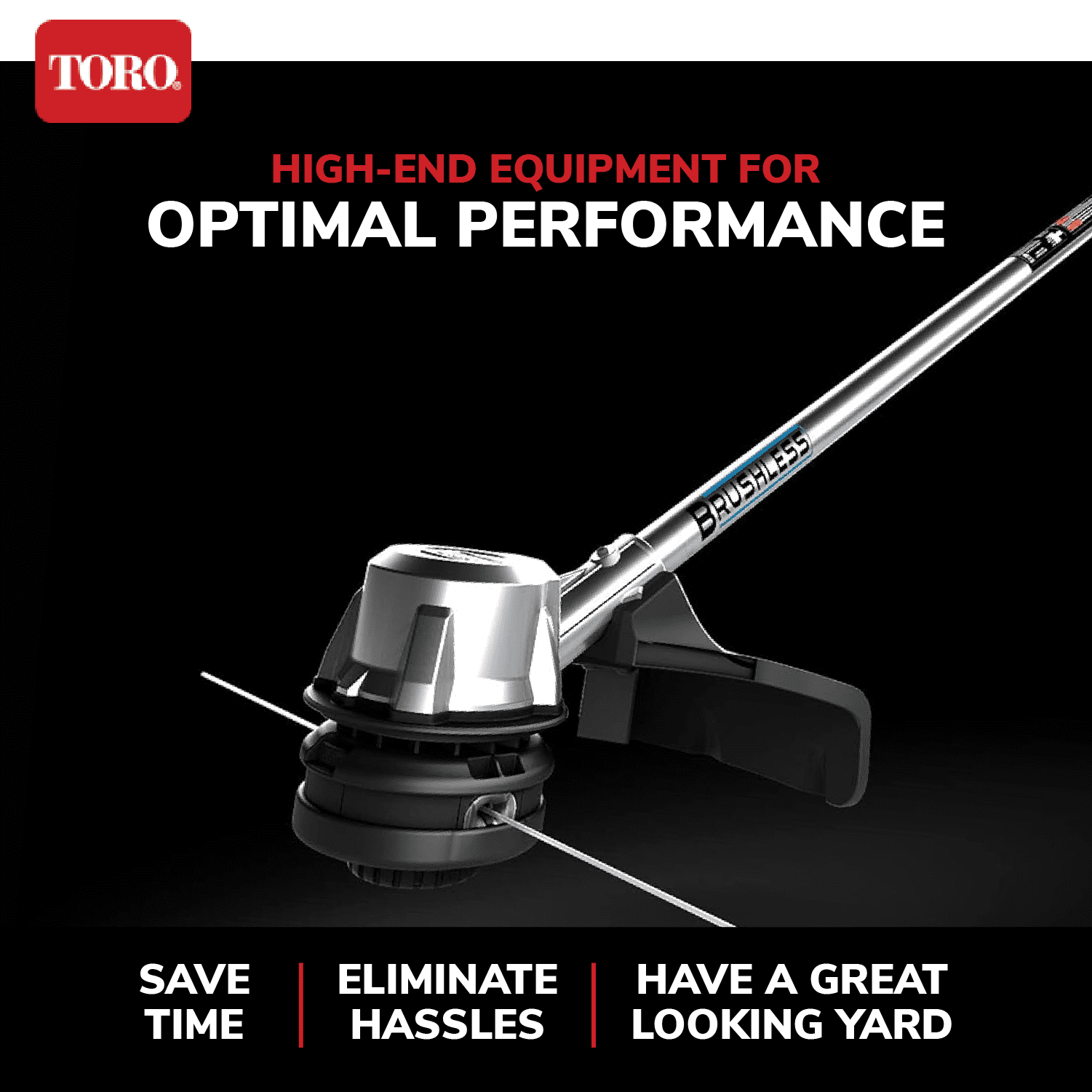 Toro Flex Force 60V Brushless Cordless String Trimmer (Red, 14 in to 16 in) 2zeec