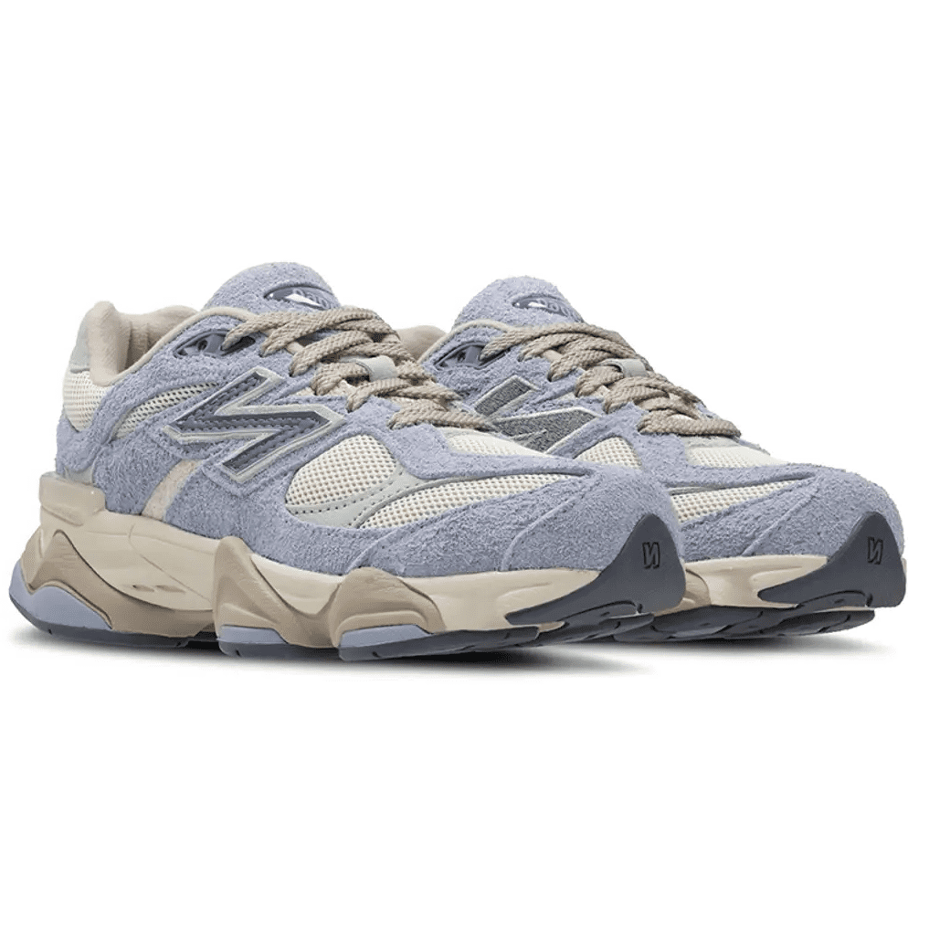 New Balance 9060 Lifestyle Sneakers (Beige/Tan/Blue, 7 US Big Kid) ym1ho