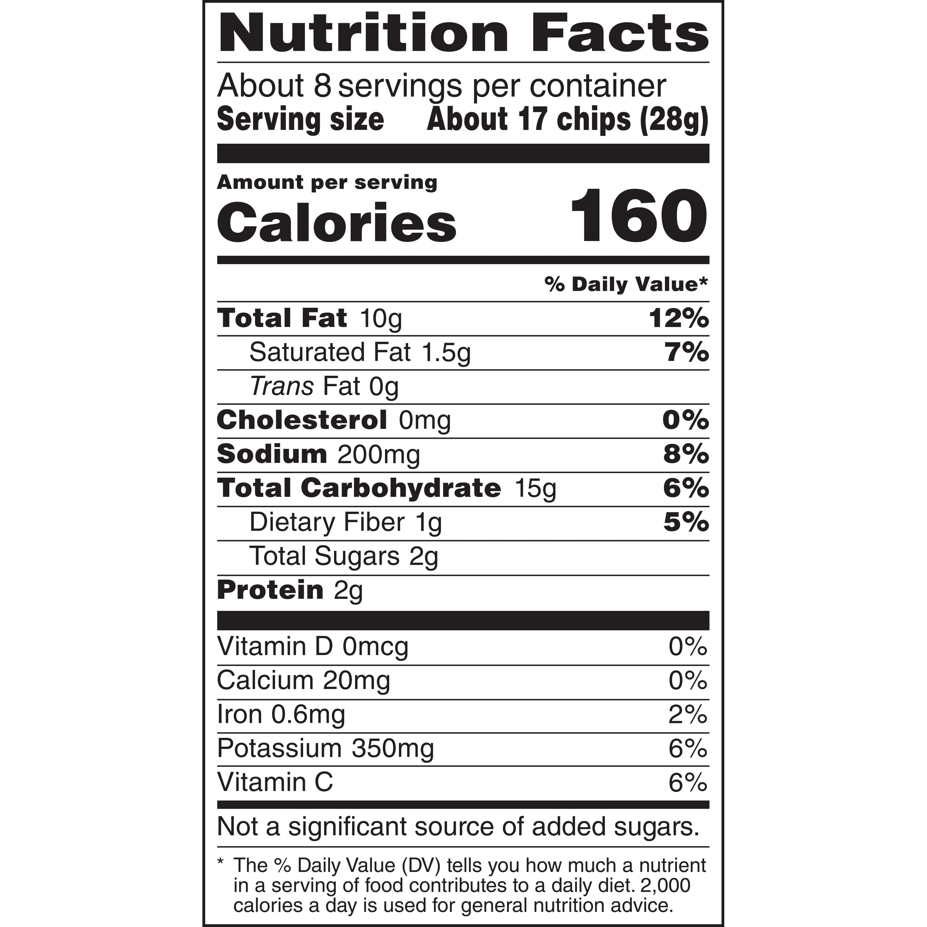 Lay's Sour Cream & Onion Potato Chips, Crispy Savory Snack (7.75 oz) e72x2