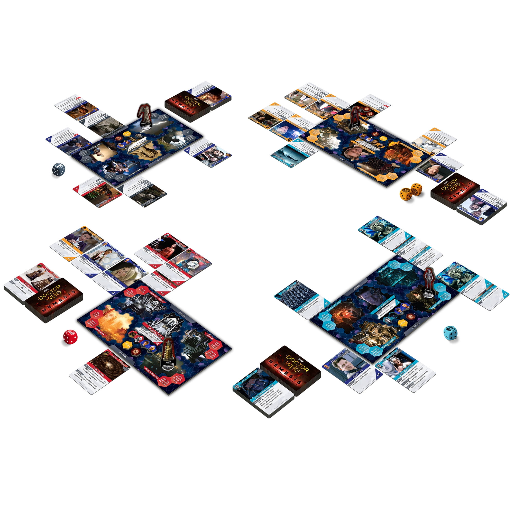 Gale Force Nine Doctor Who Nemesis Board Game (2-4 Players, Strategy Tabletop Game) v947w