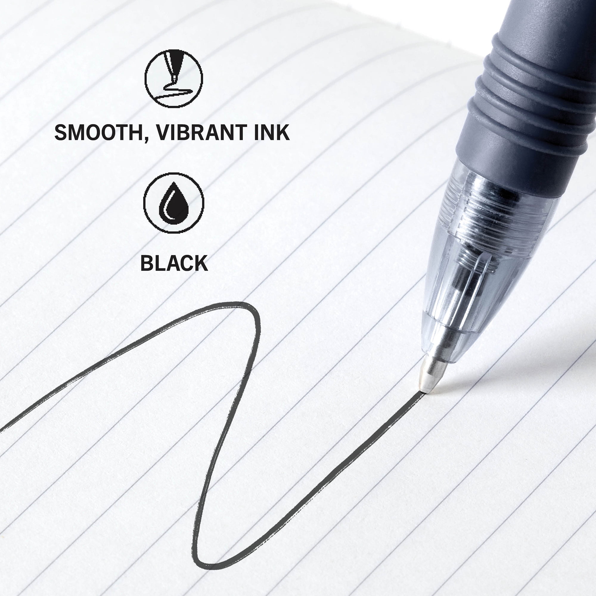 Zebra Z-Grip Retractable Ballpoint Pens, Medium Point, Smooth Writing Ink (Black, 16 Count) xxlel