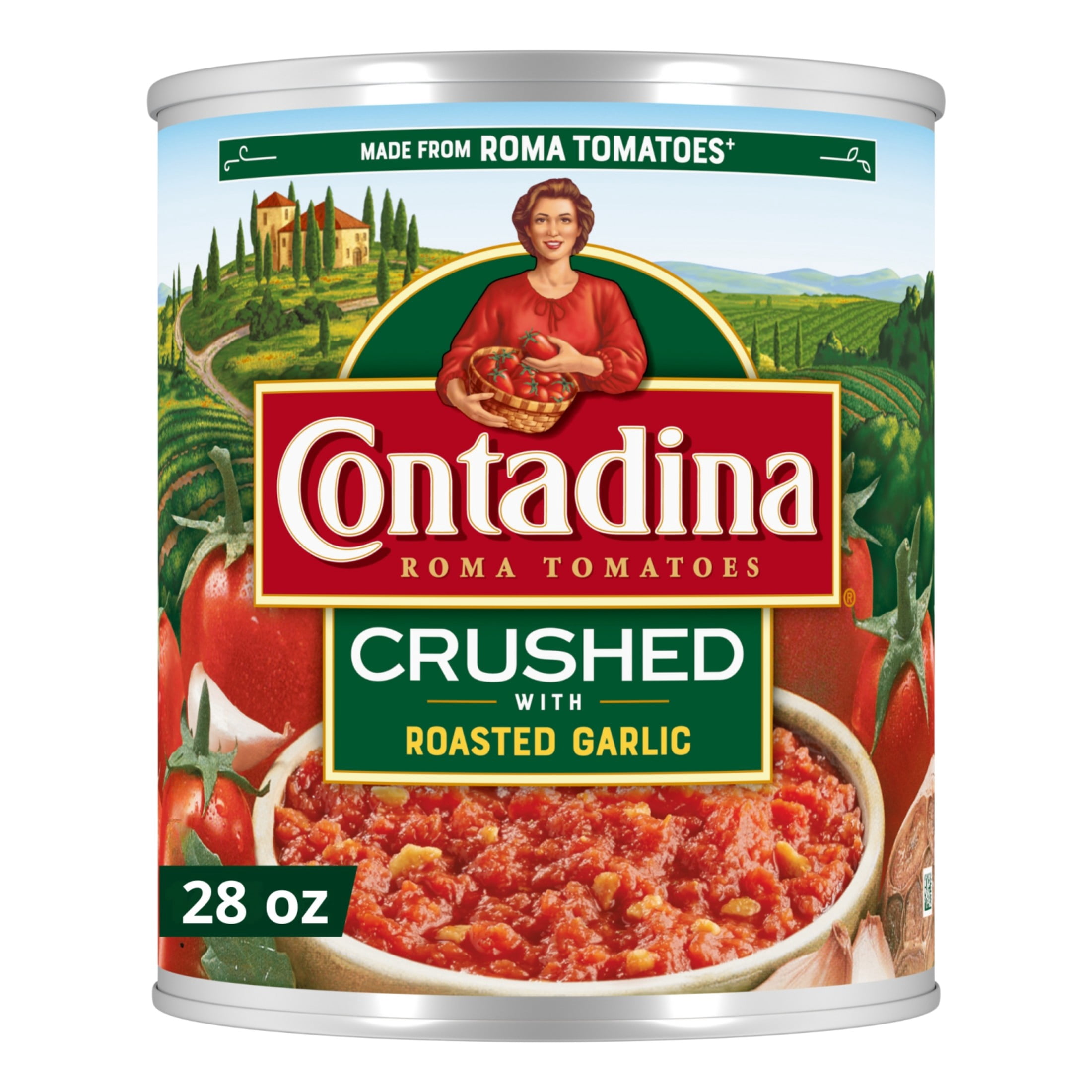 Contadina Crushed Tomatoes with Roasted Garlic (28 oz) 2cxjg