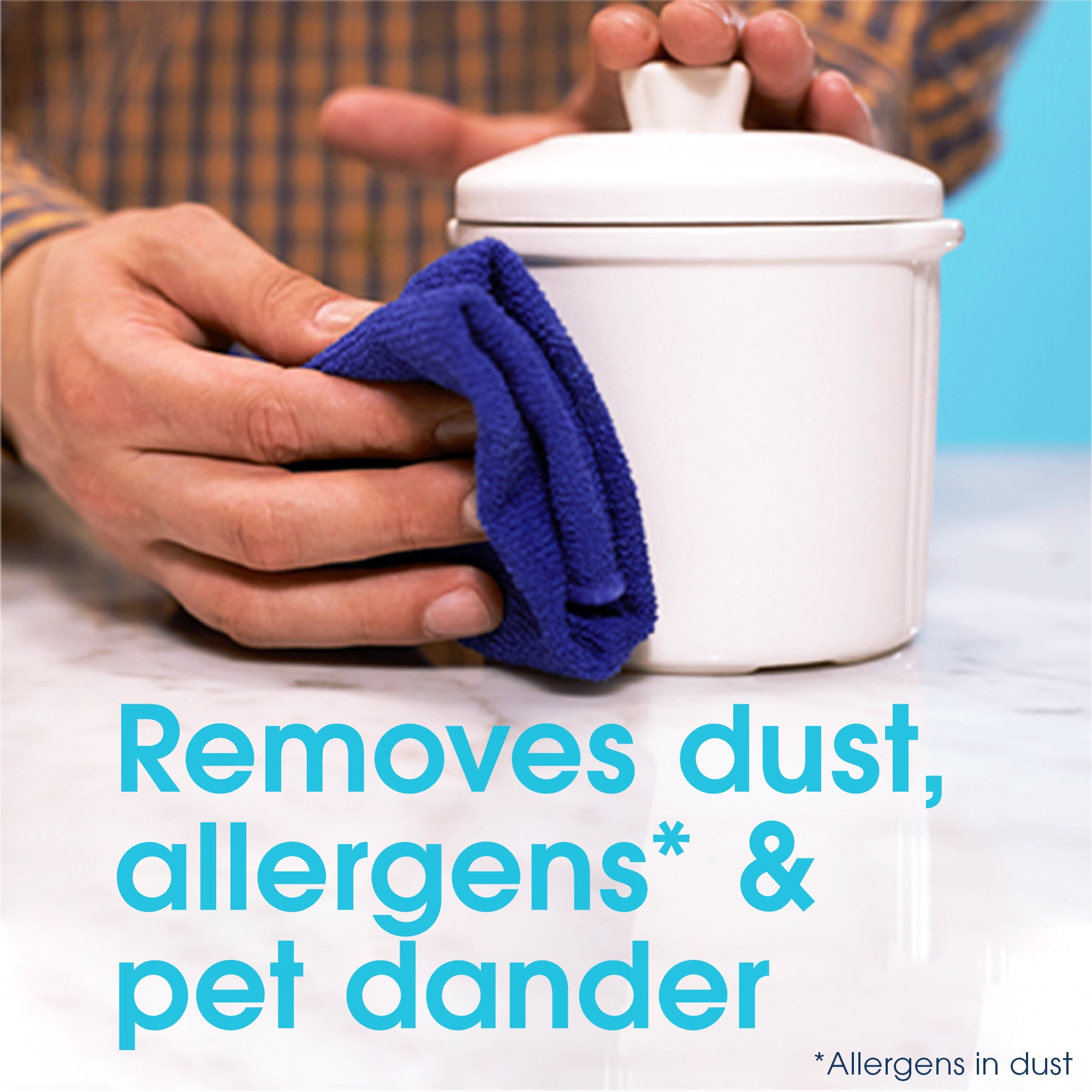 Pledge Multi-Surface Dust & Allergen Cleaner Spray, Lemon Scent (6 Pack, 9.7 oz) gywmx