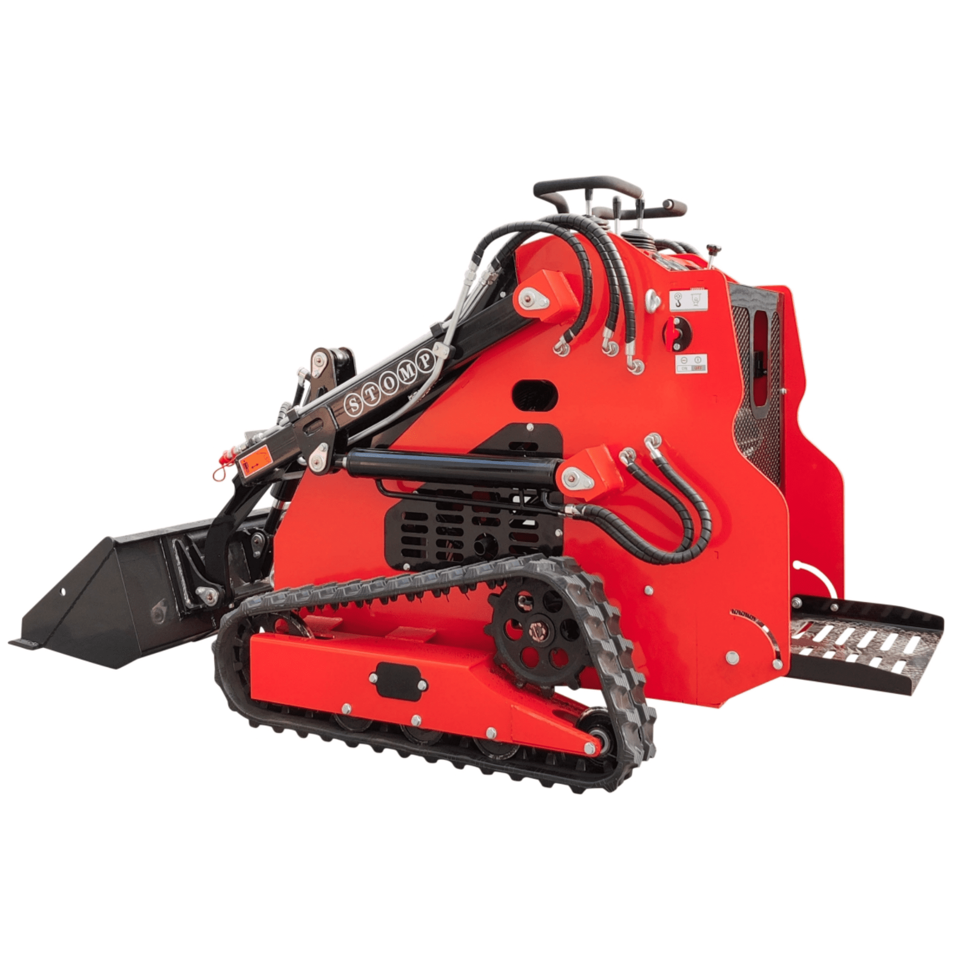 TYPHON STOMP 507 Mini Skid Steer Loader, Heavy-Duty Compact Track Loader for Landscaping and Construction (1,760 lb Capacity) kpqcx