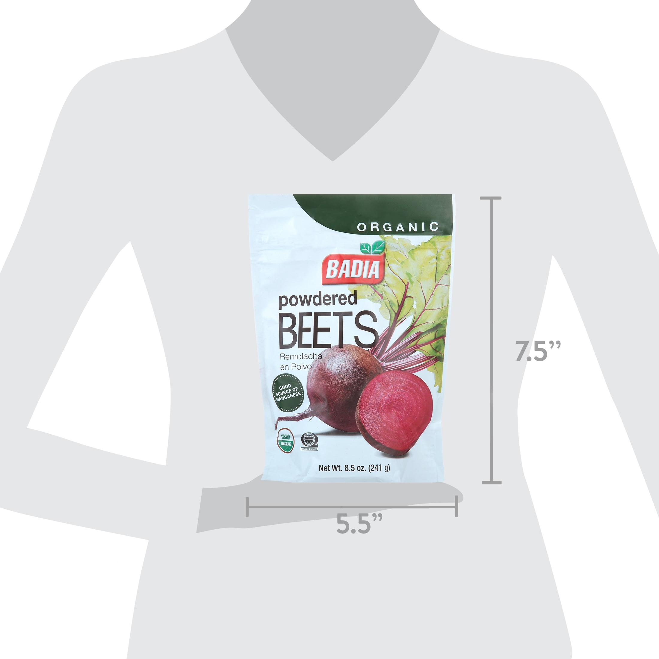 Badia Organic Powdered Beets Natural Superfood Supplement (4 oz) 6077o