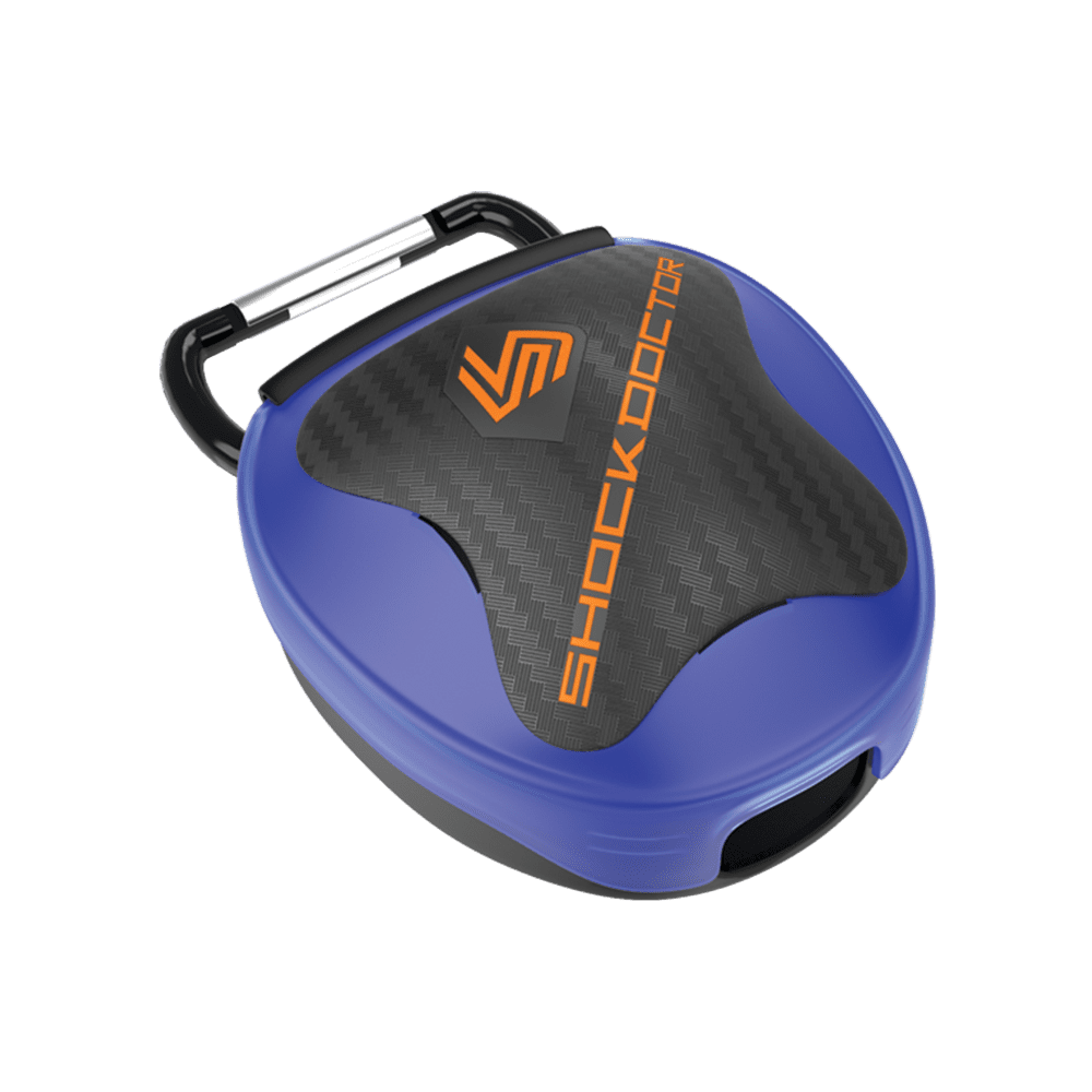 Shock Doctor Mouthguard Case Protective Storage Container (Blue, One Size) aouxh