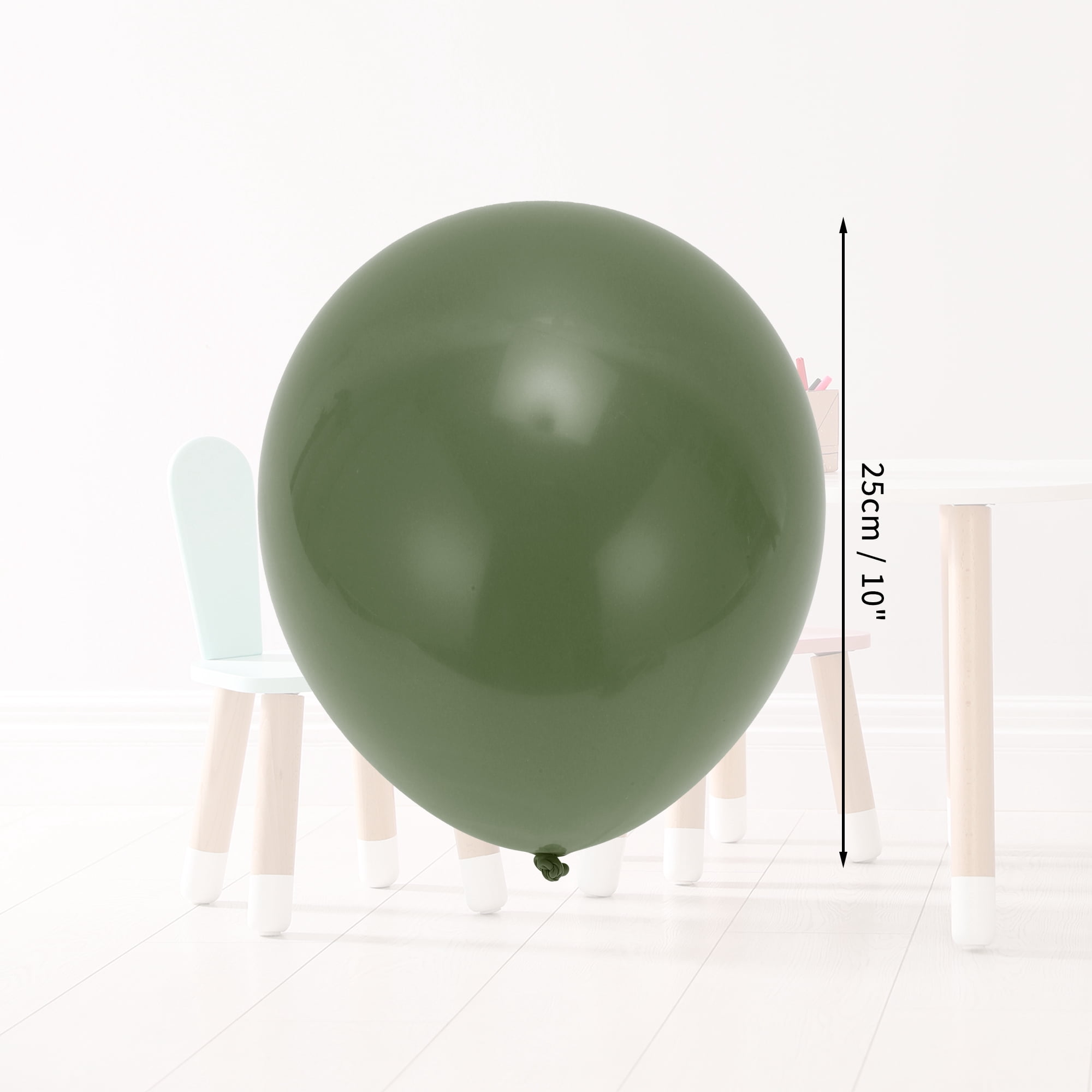 Unique Bargains Latex Party Balloons for Birthday Wedding Decorations (Green, 20 Pack, 10 in) 9rhk6