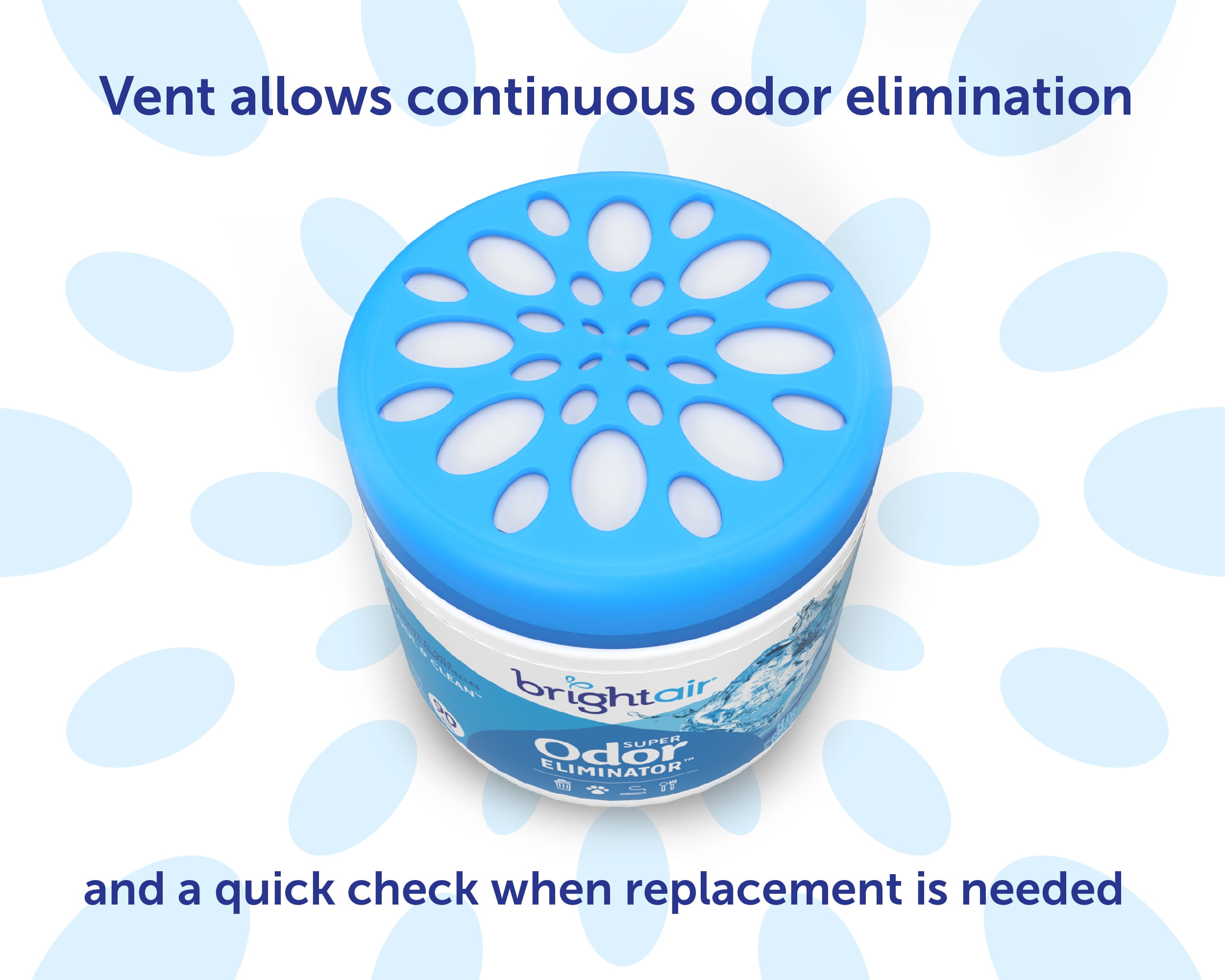 Bright Air Super Odor Eliminator Air Freshener, Cool & Clean Scent (6 Pack, 14 oz) zvqyz