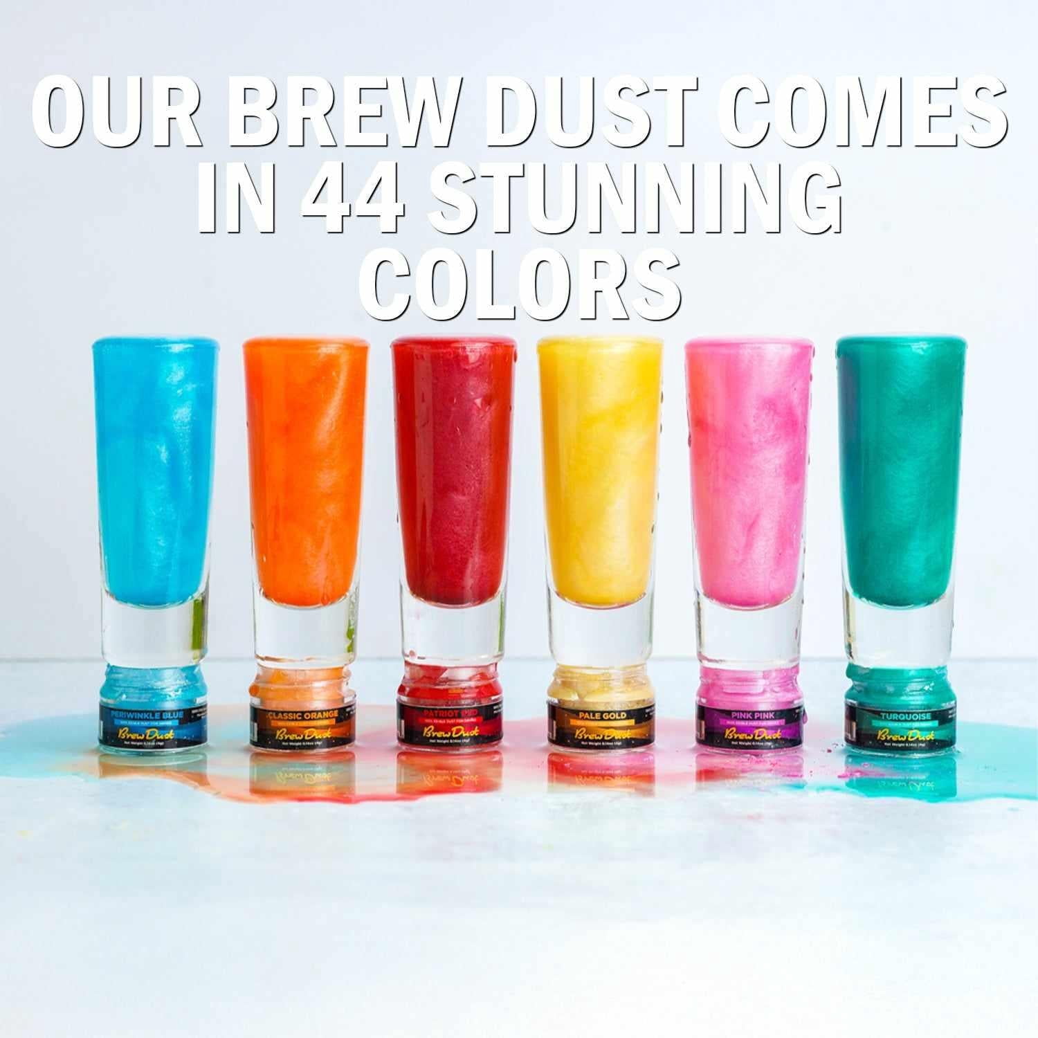 Brew Glitter Brew Dust Edible Drink Powder for Cocktails and Beverages (Pink Champagne, 0.1 oz) unu6l