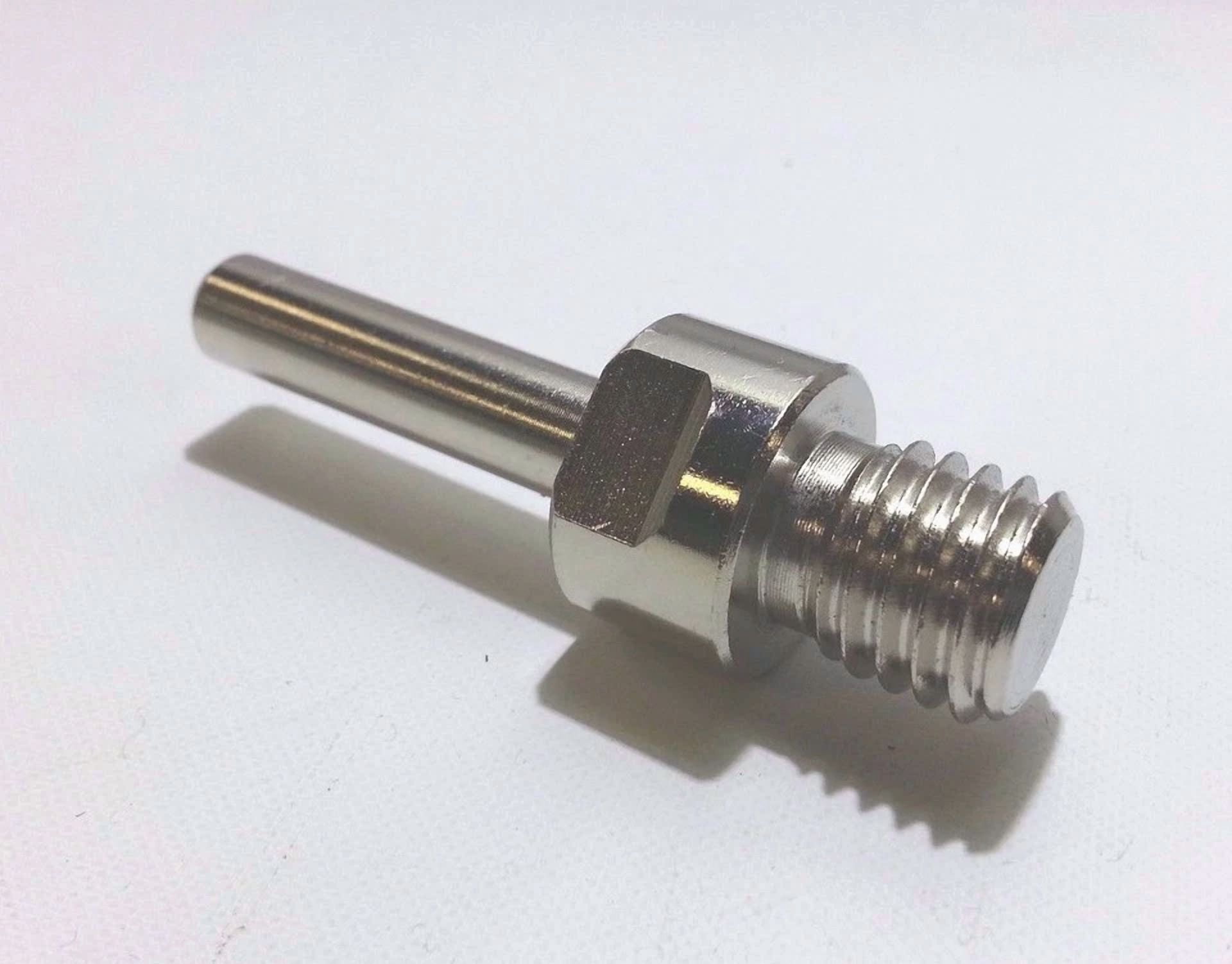 KLYNE Core Drill Bit Adapter (5/8-11 Thread Male to 3/8 in Shank, Steel) 2ypwy