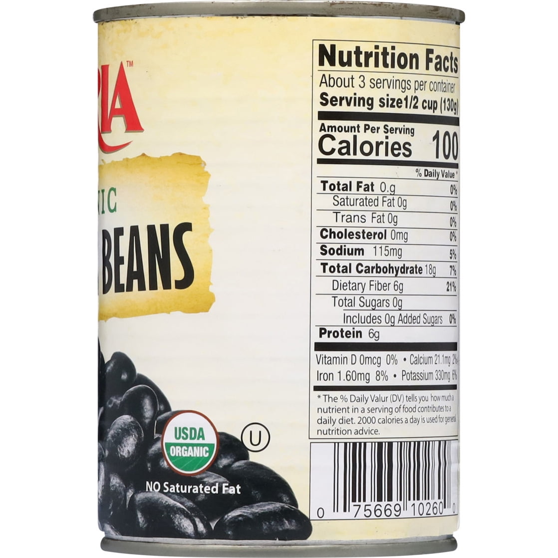 Iberia Organic Black Beans (Black, 15 oz) nkza7
