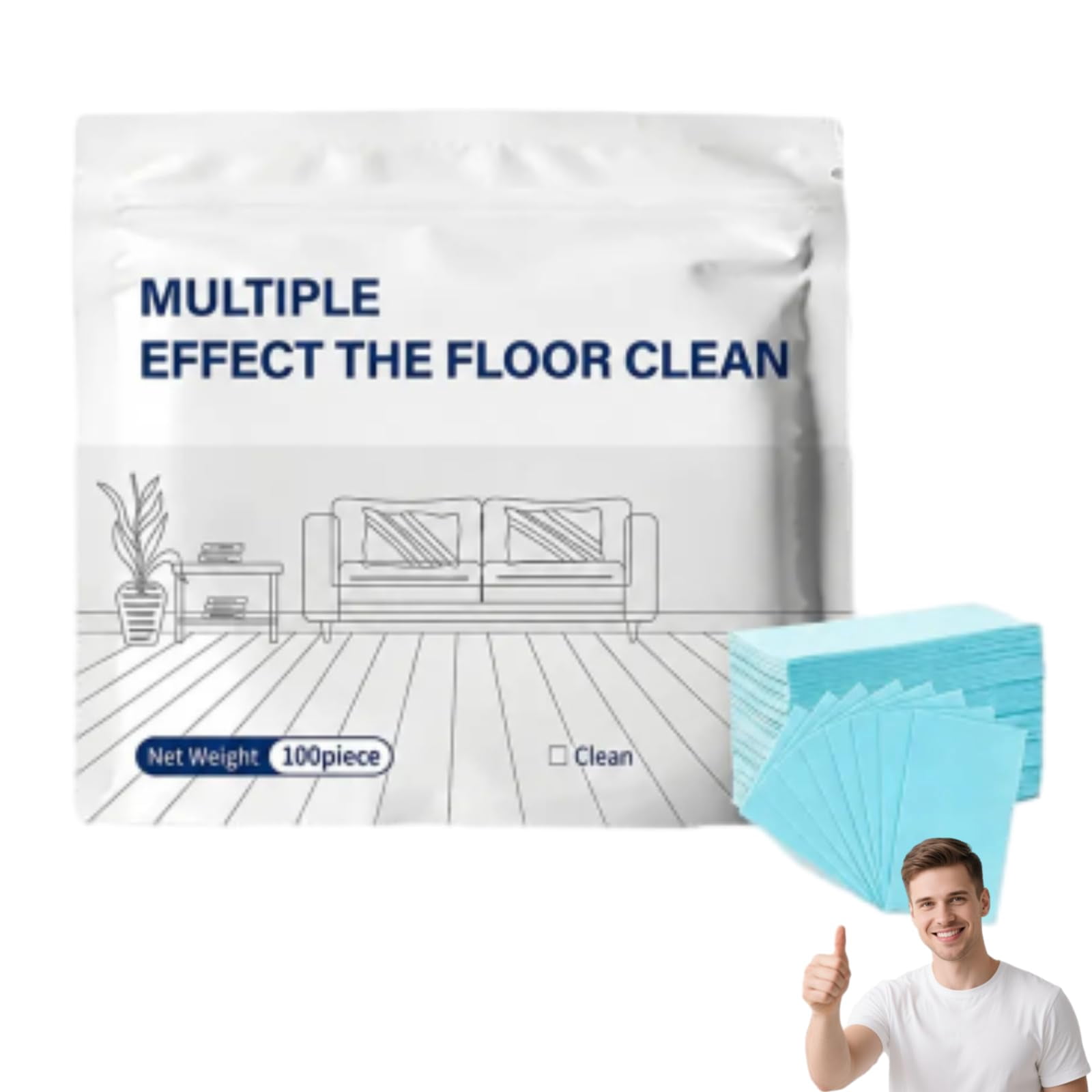 Generic Multi-Surface Floor Cleaning Tablets (Concentrated Deep Cleaning Solution, 100 Count) rzuep