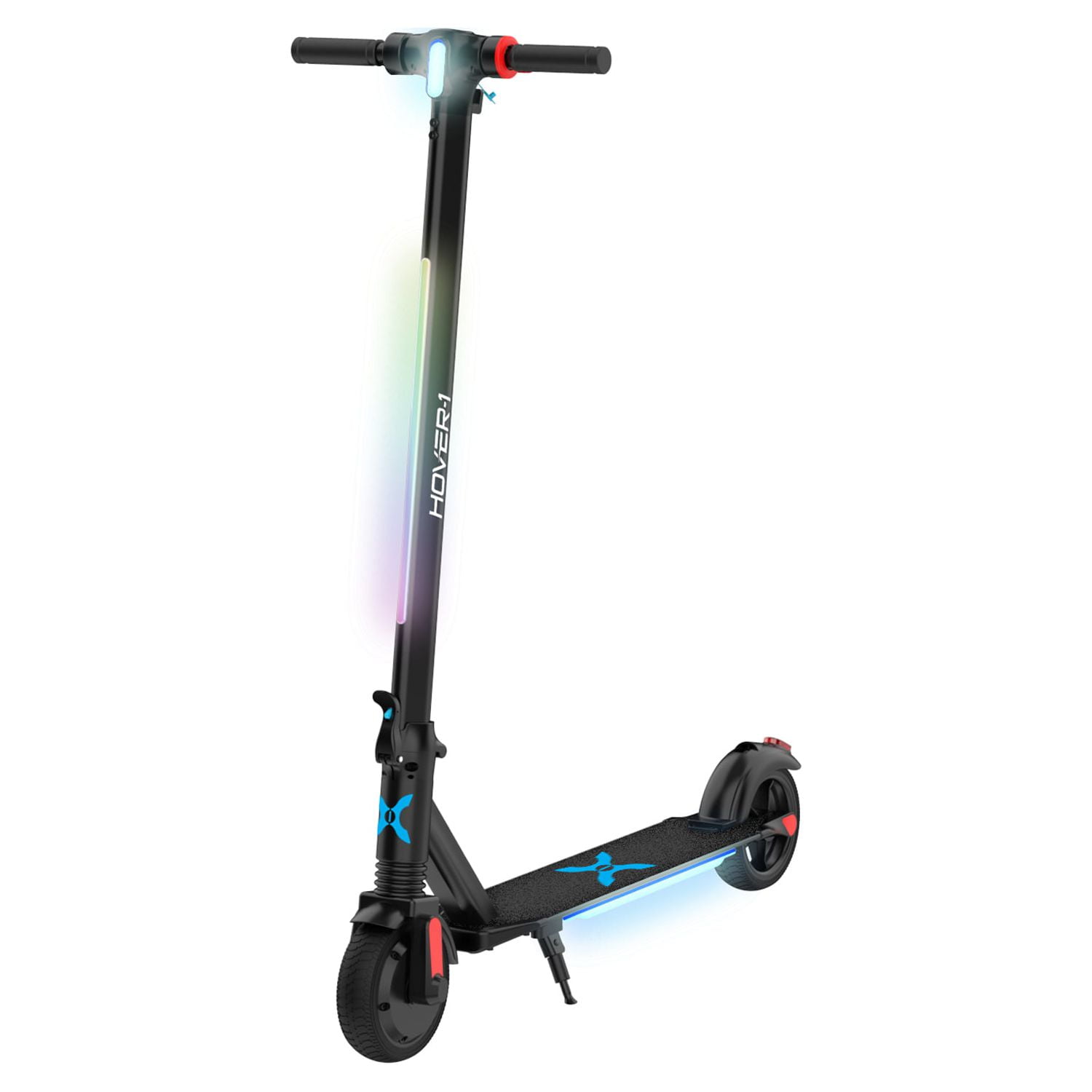 Hover-1 Eagle Electric Folding Scooter, Portable Commuter with Built-in Suspension and LED Headlight (Black, 20.88 lb) 3omum