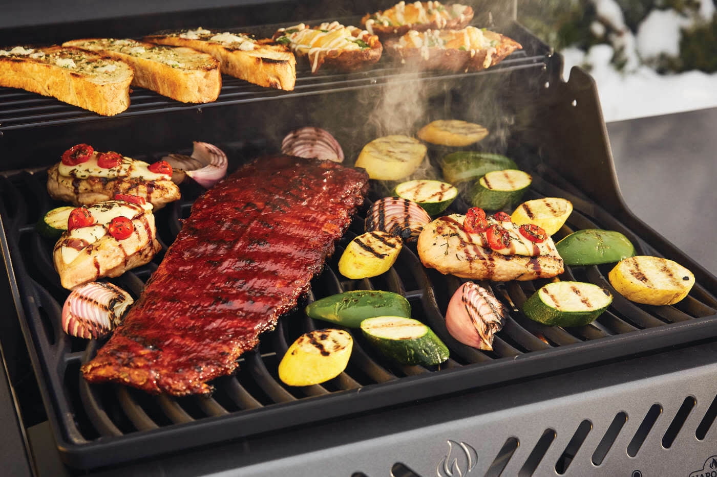 Napoleon Freestyle 365 3-Burner Propane Gas Grill (Graphite Grey, 365 sq in) ju3ni