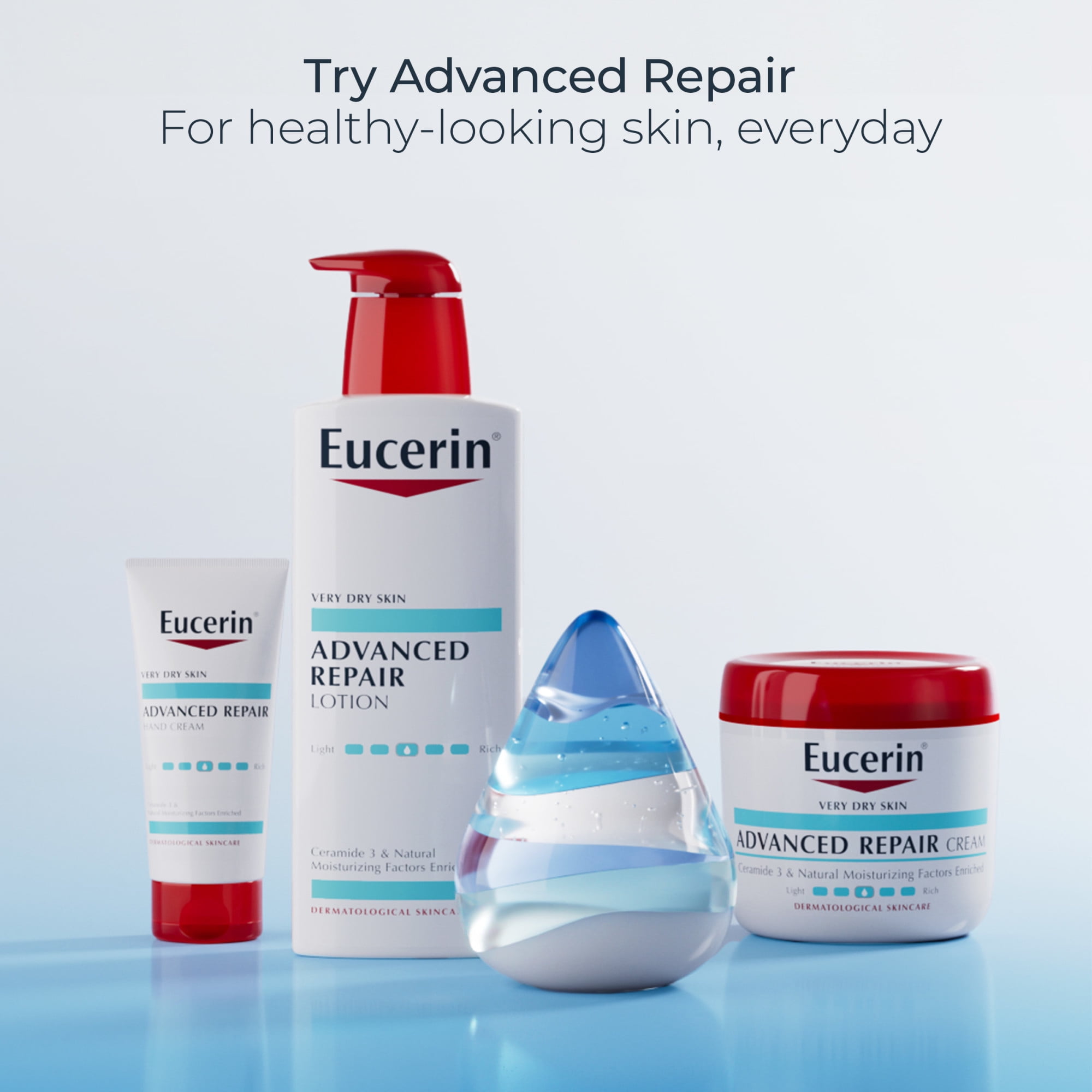 Eucerin Advanced Repair Lotion for Very Dry Skin, Daily Moisturizer (16.9 fl oz) qxk2q