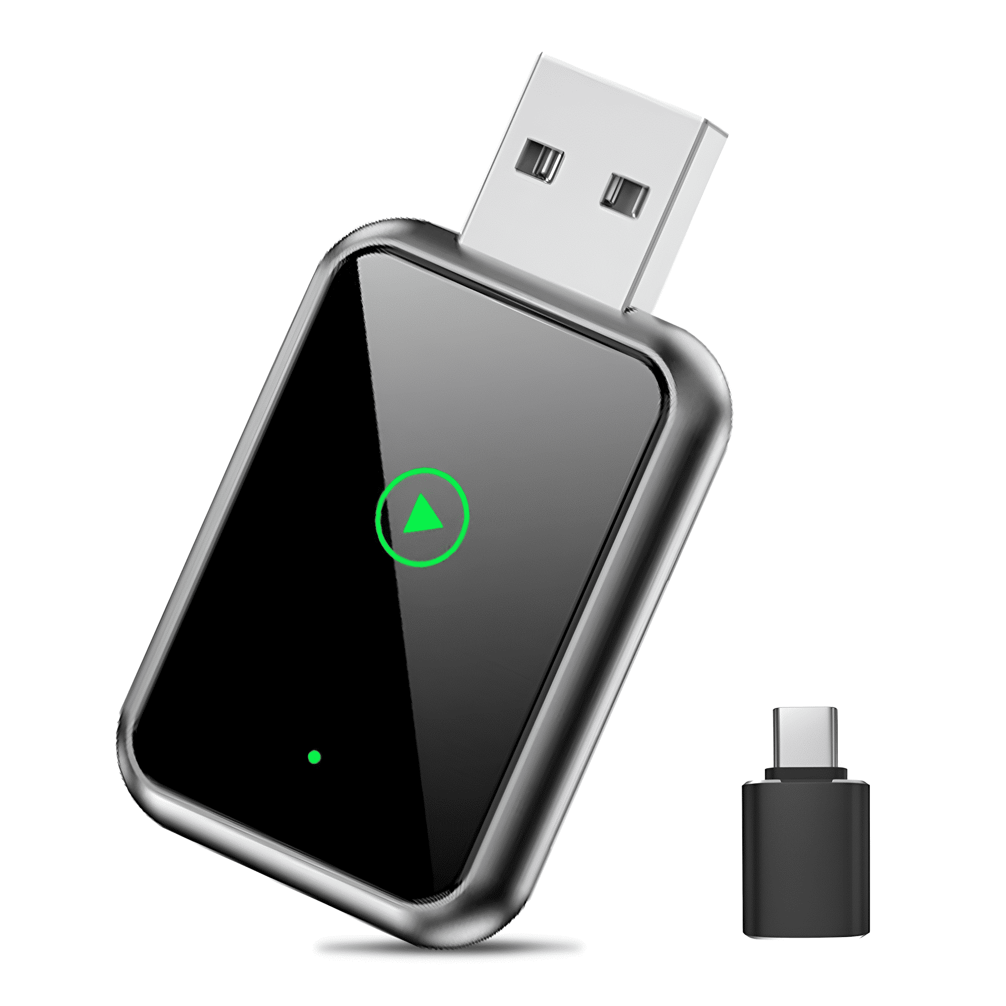 SUPBS Wireless CarPlay Adapter for iPhone, Wired to Wireless Converter Dongle (Black, 1 Pack) acfon