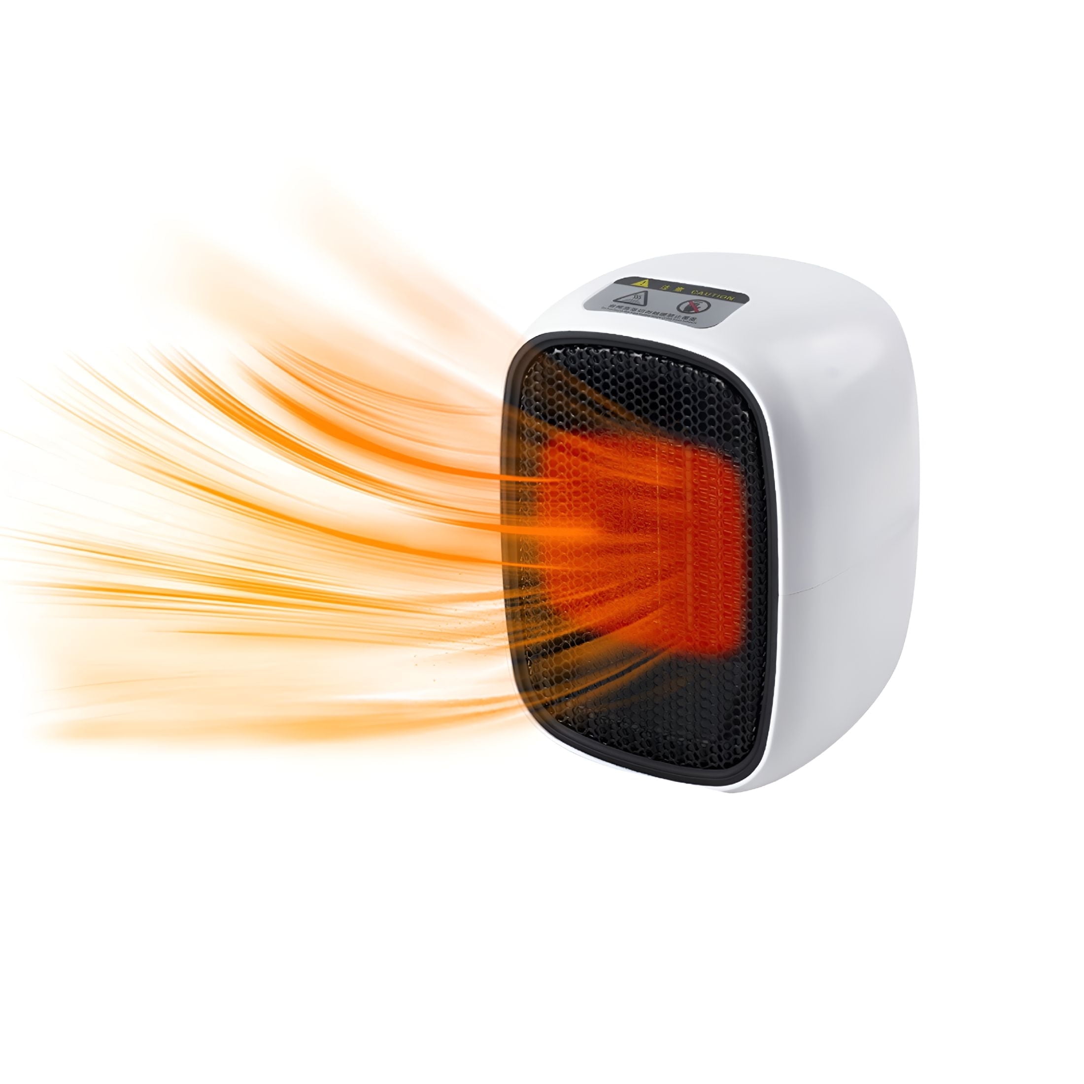 Hibibud Portable Electric Space Heater and Fan Combo (White, 500W) 5pgv8