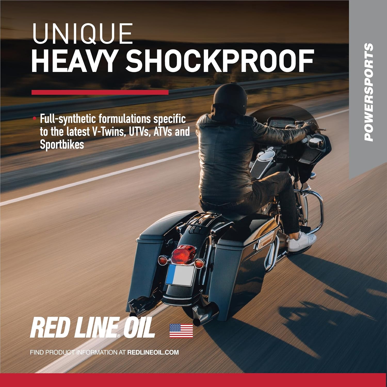 Red Line 42804 Full Synthetic V-Twin Transmission Gear Oil with Shockproof Technology (Red, 32 fl oz) nyt1g