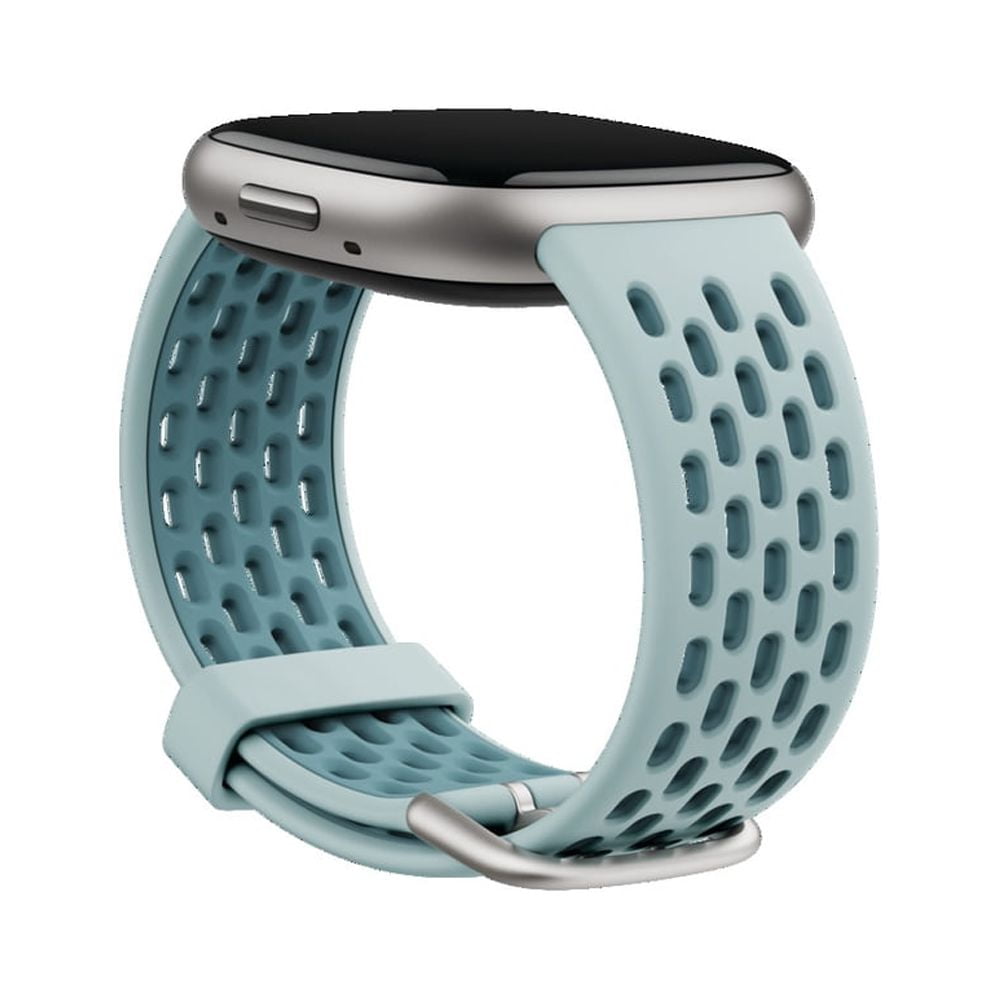 Fitbit Replacement Band for Versa 4, Sense 2, and Charge 5 (Sea Blue, 7.7 in) u114p