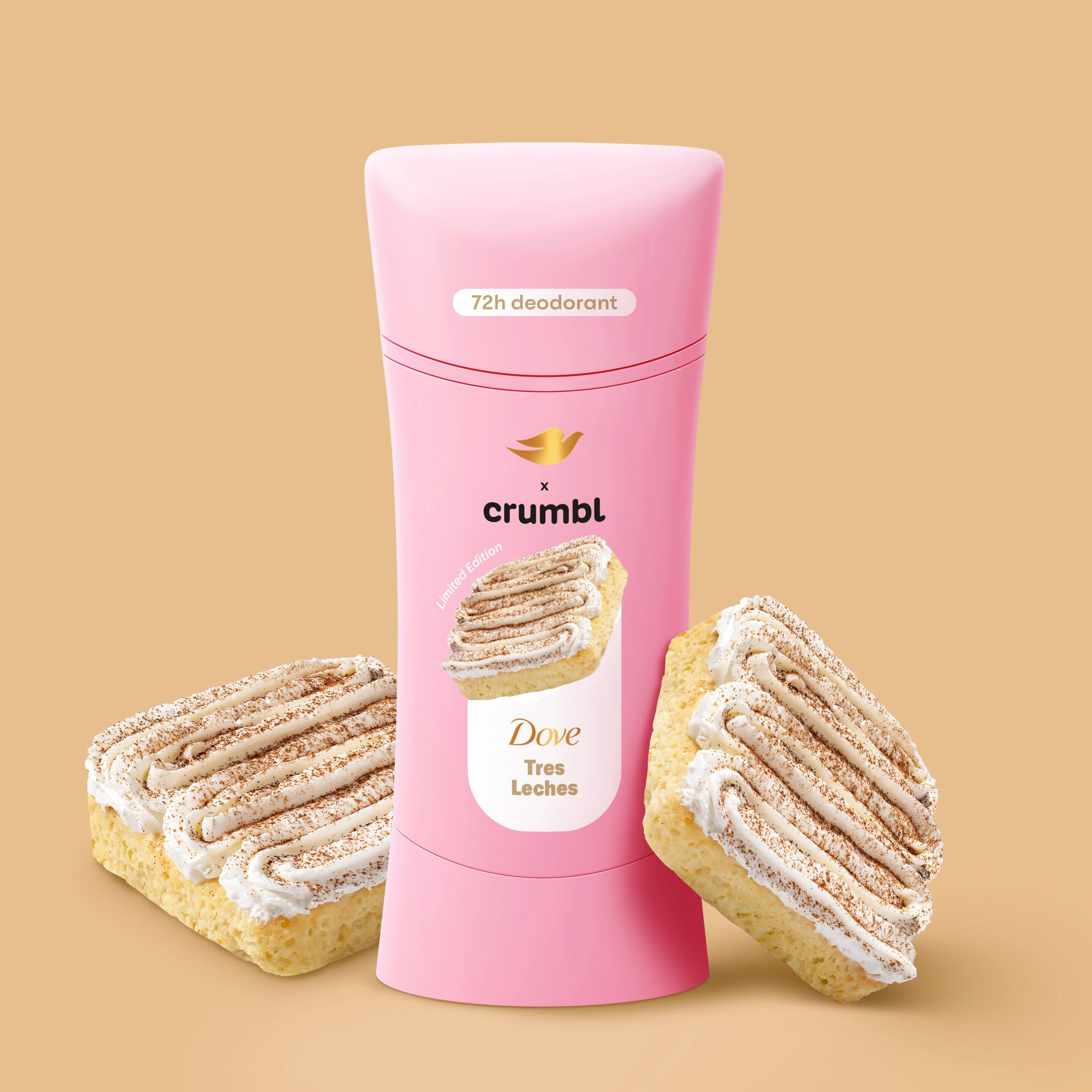 Dove Crumbl Tres Leches Limited Edition Deodorant for Odor Protection (2.6 oz) lyj35